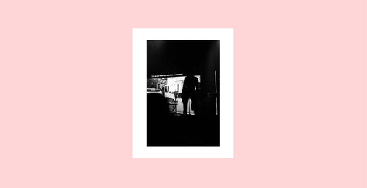 “Lift Your Dress,” from Below the Larynx, black & white 35mm film, 2023