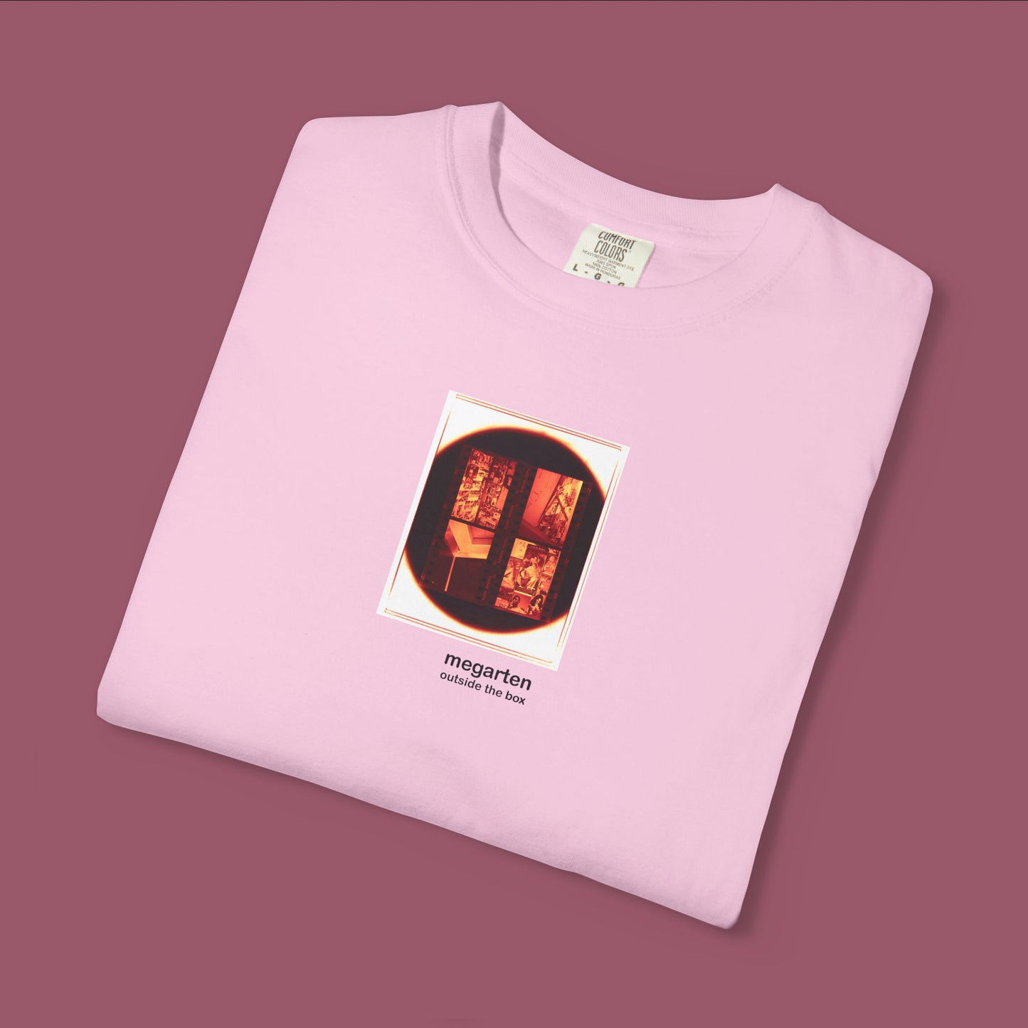 Wearable Art Unisex Tee – "Men’s Room in a Plzeň Lokal, Enlarged"