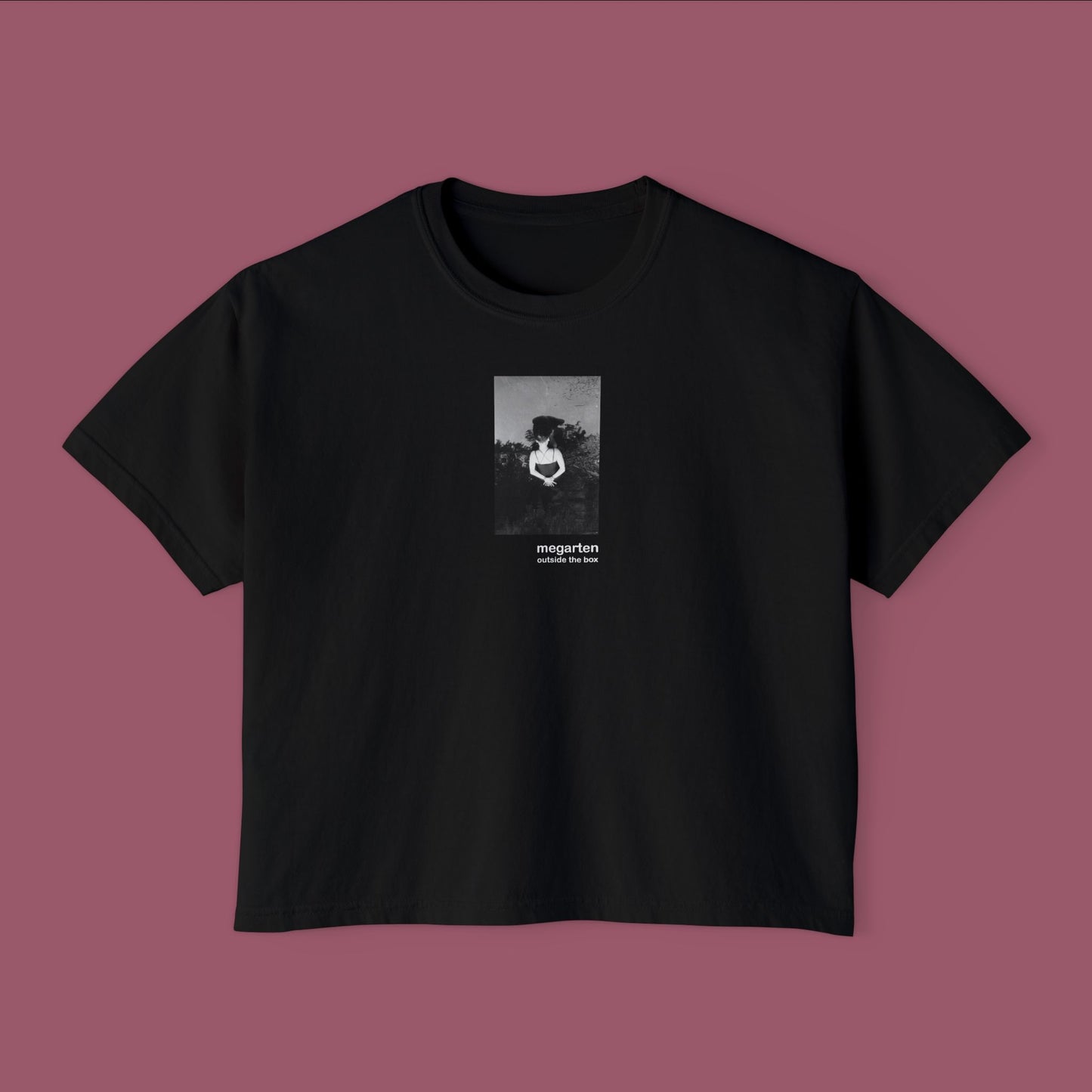 Wearable Art Boxy Tee – "Marisa the Water Nymph"