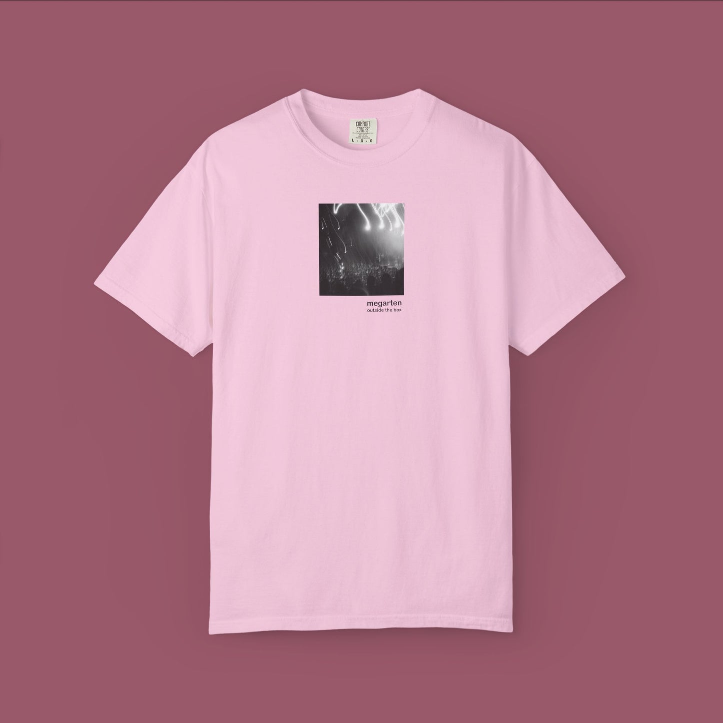 Wearable Art Unisex Tee – "Light Trails at the Concert"