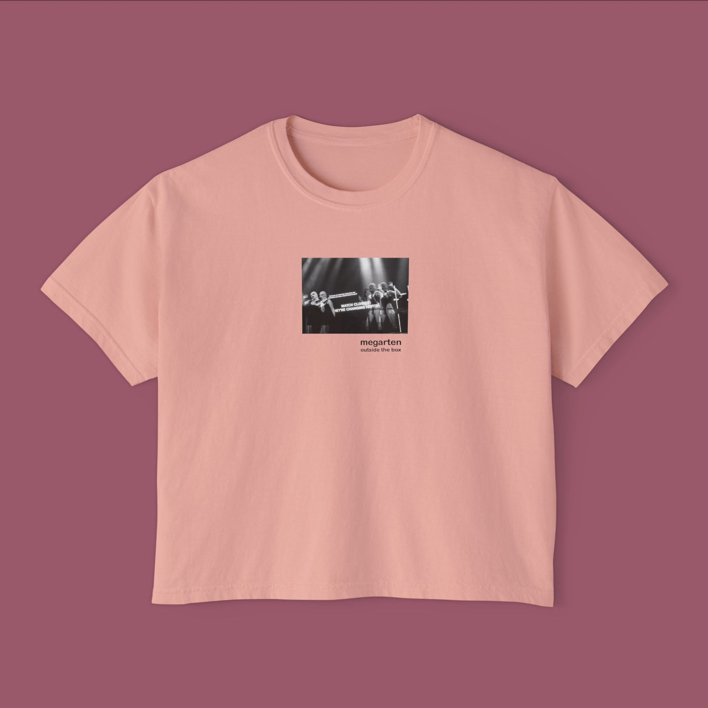 Wearable Art Boxy Tee – "Pussy Riot Says: Watch Closely"