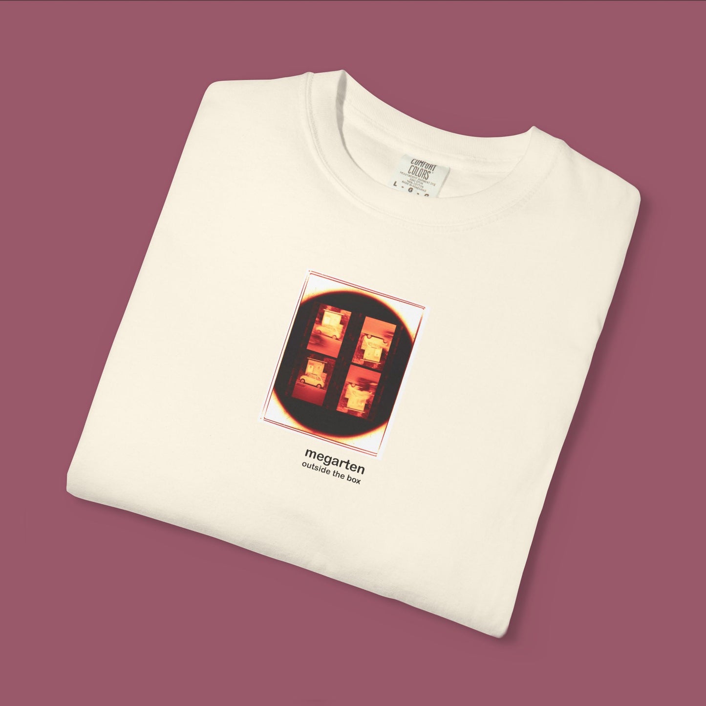 Wearable Art Unisex Tee – "Parked Car in Positano, Enlarged"