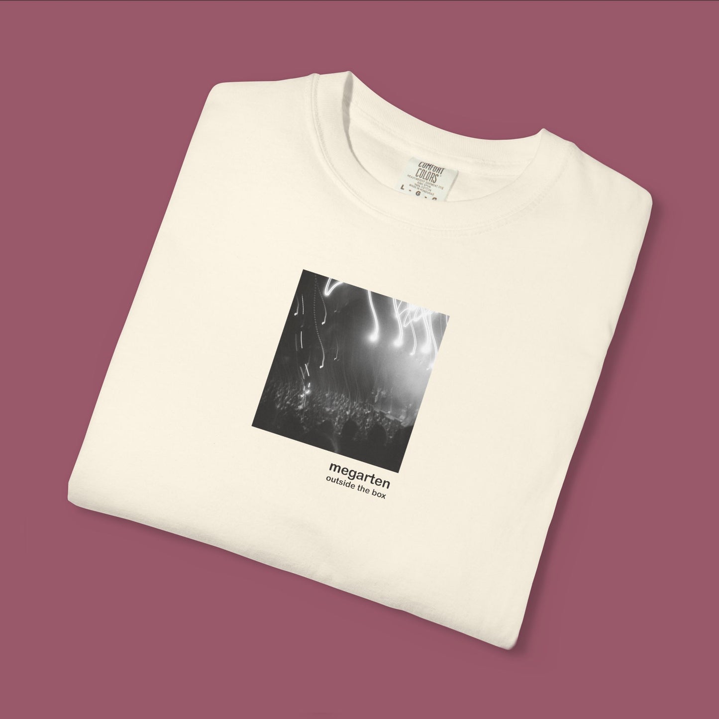 Wearable Art Unisex Tee – "Light Trails at the Concert"