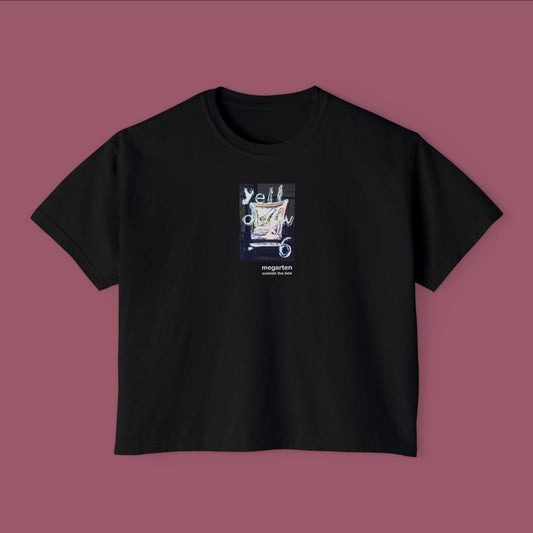 Wearable Art Boxy Tee – "Yellow 6"