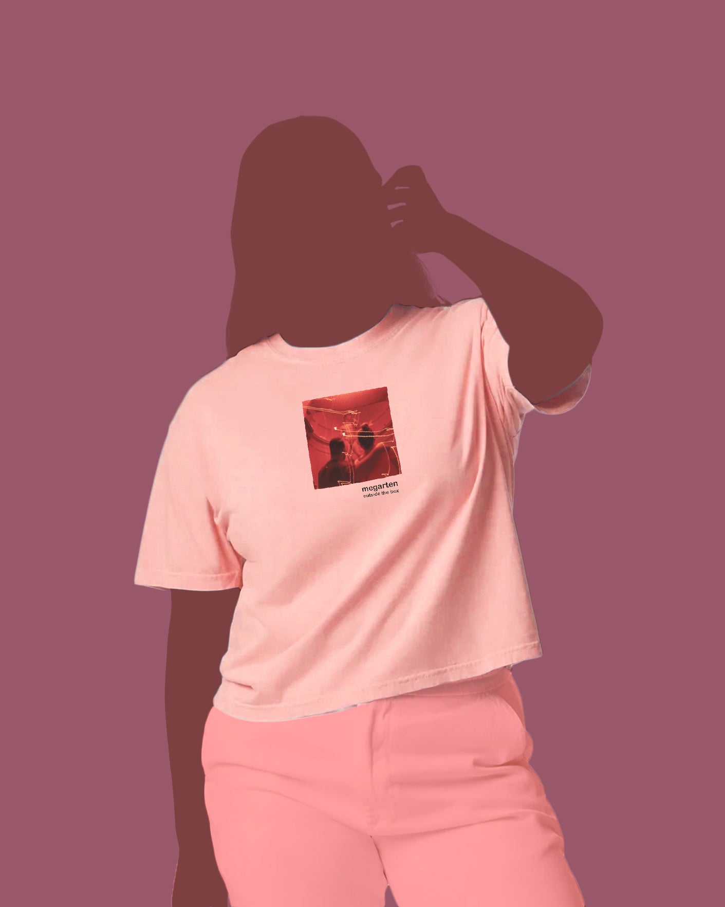 Wearable Art Boxy Tee – "Light Trails Over the David"
