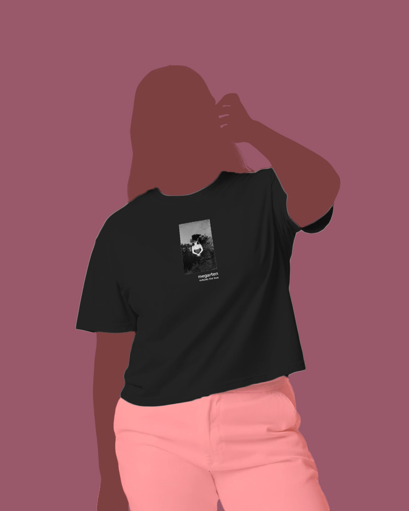 Wearable Art Boxy Tee – "Marisa the Water Nymph"
