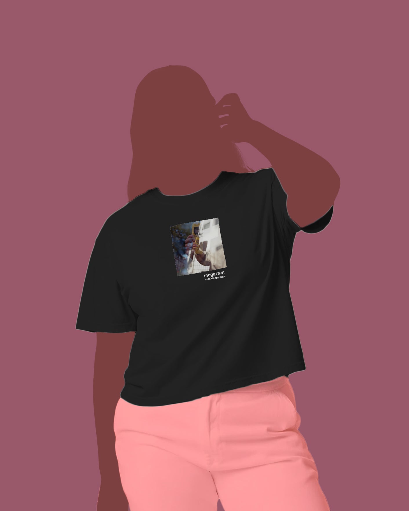 Wearable Art Boxy Tee – "Yellow Cell"