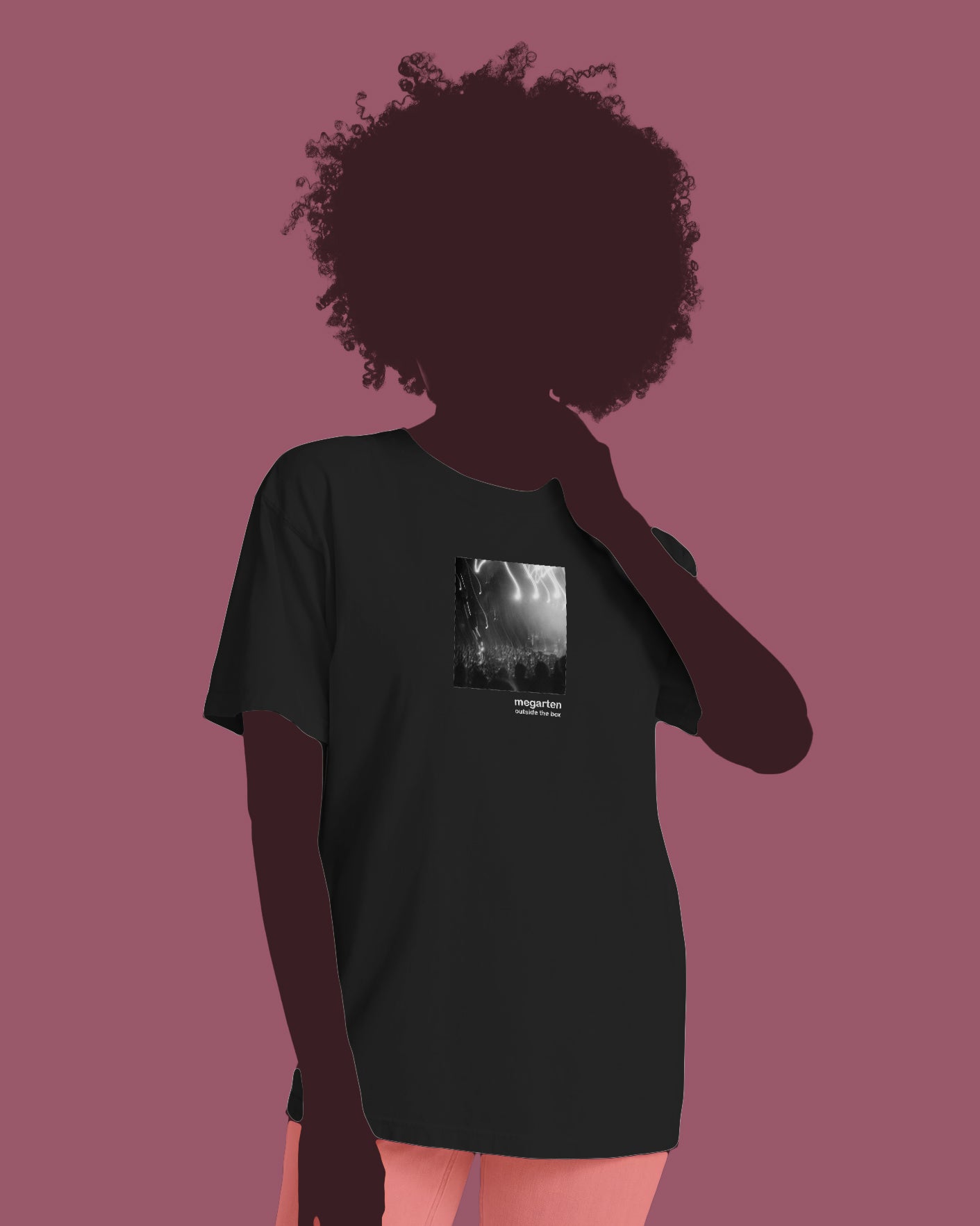 Wearable Art Unisex Tee – "Light Trails at the Concert"