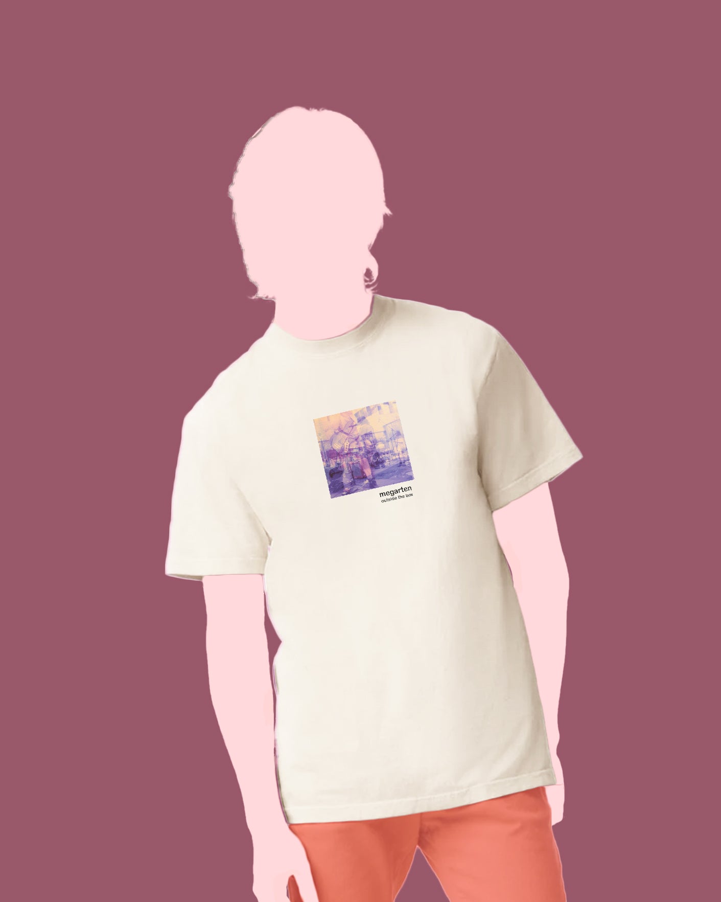 Wearable Art Unisex Tee – "Punk in Pink"