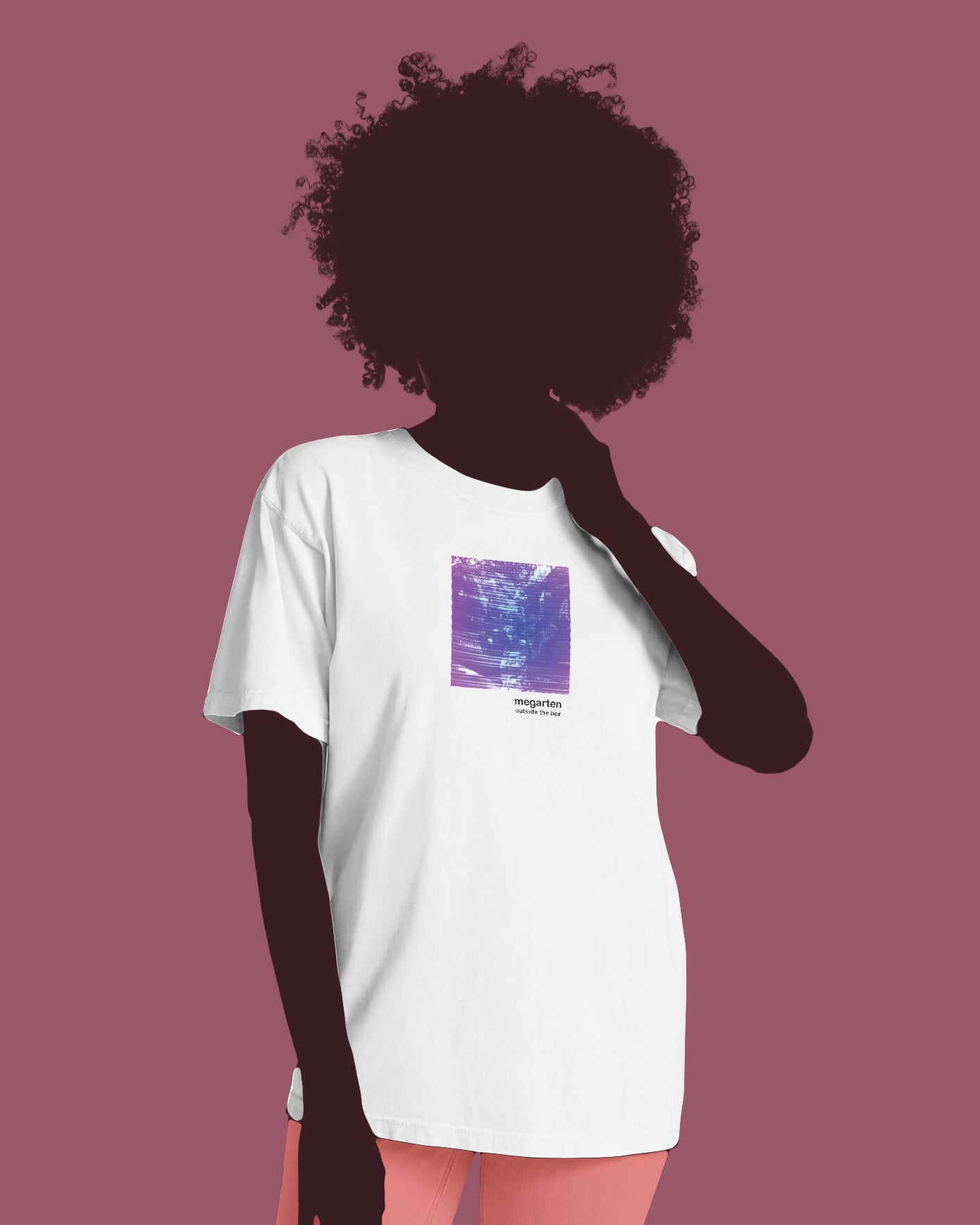 Wearable Art Unisex Tee – "Barcelona Tram and Street Art, Dual Exposed"