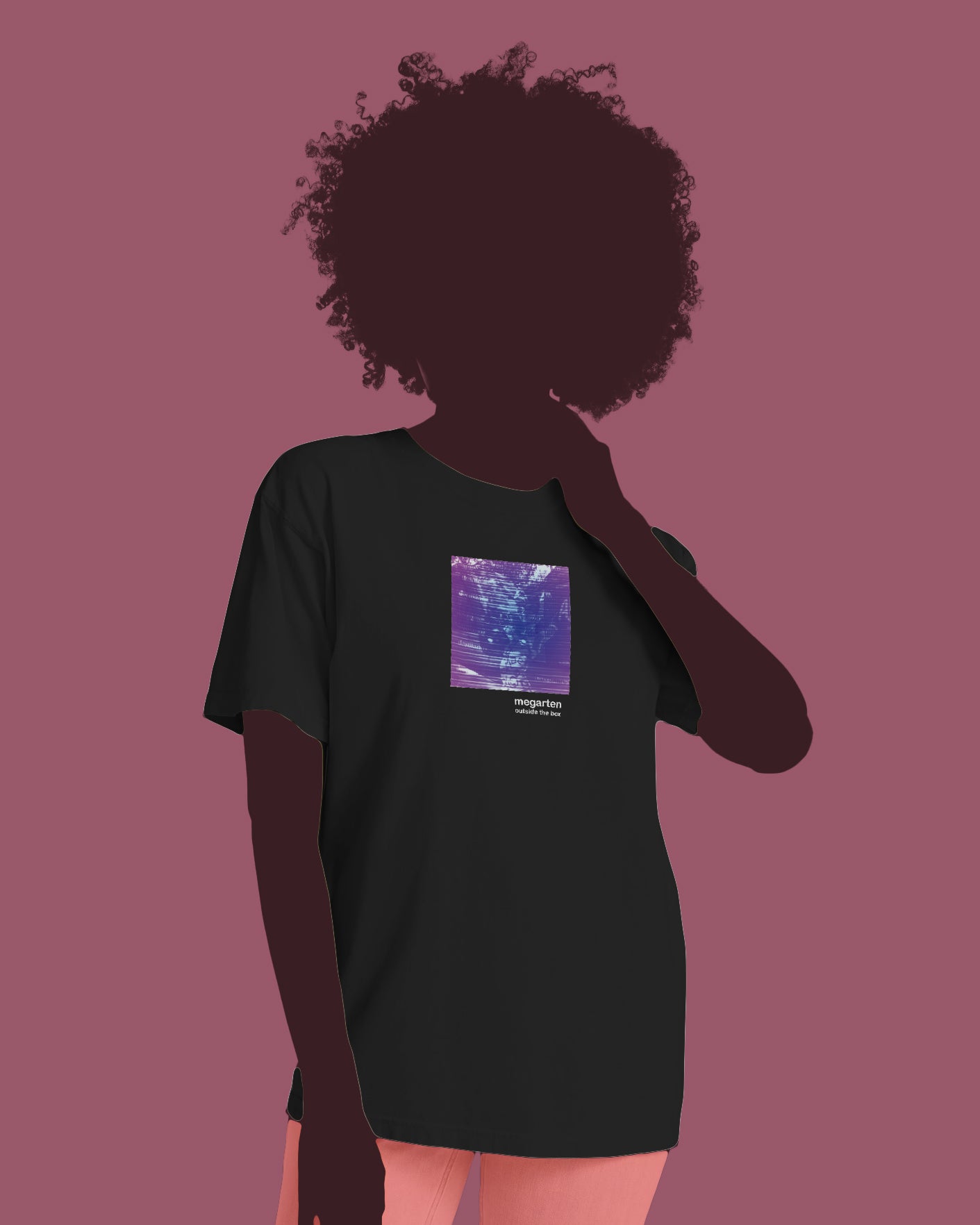 Wearable Art Unisex Tee – "Barcelona Tram and Street Art, Dual Exposed"