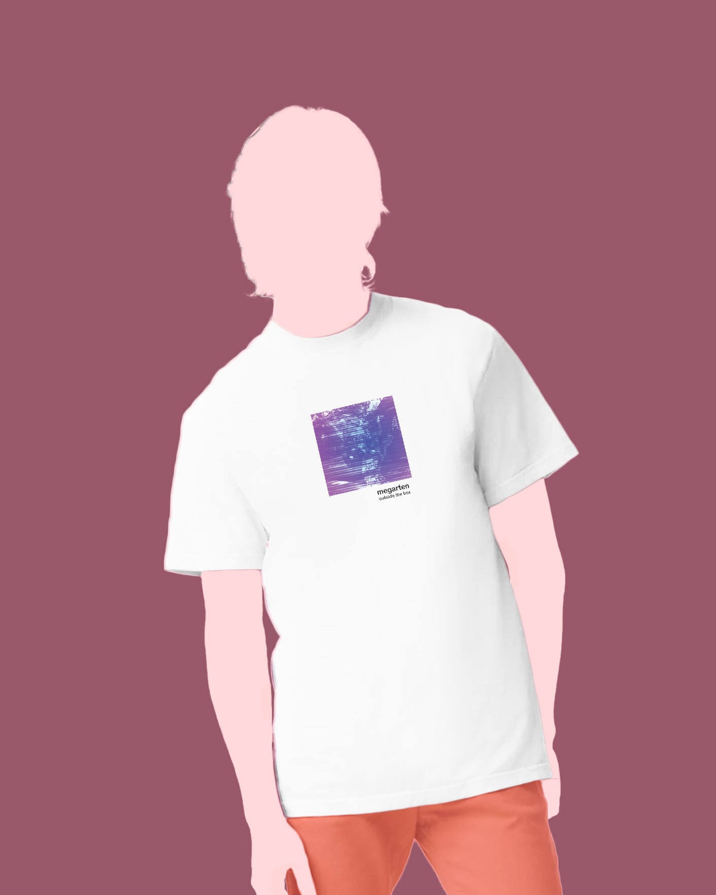 Wearable Art Unisex Tee – "Barcelona Tram and Street Art, Dual Exposed"
