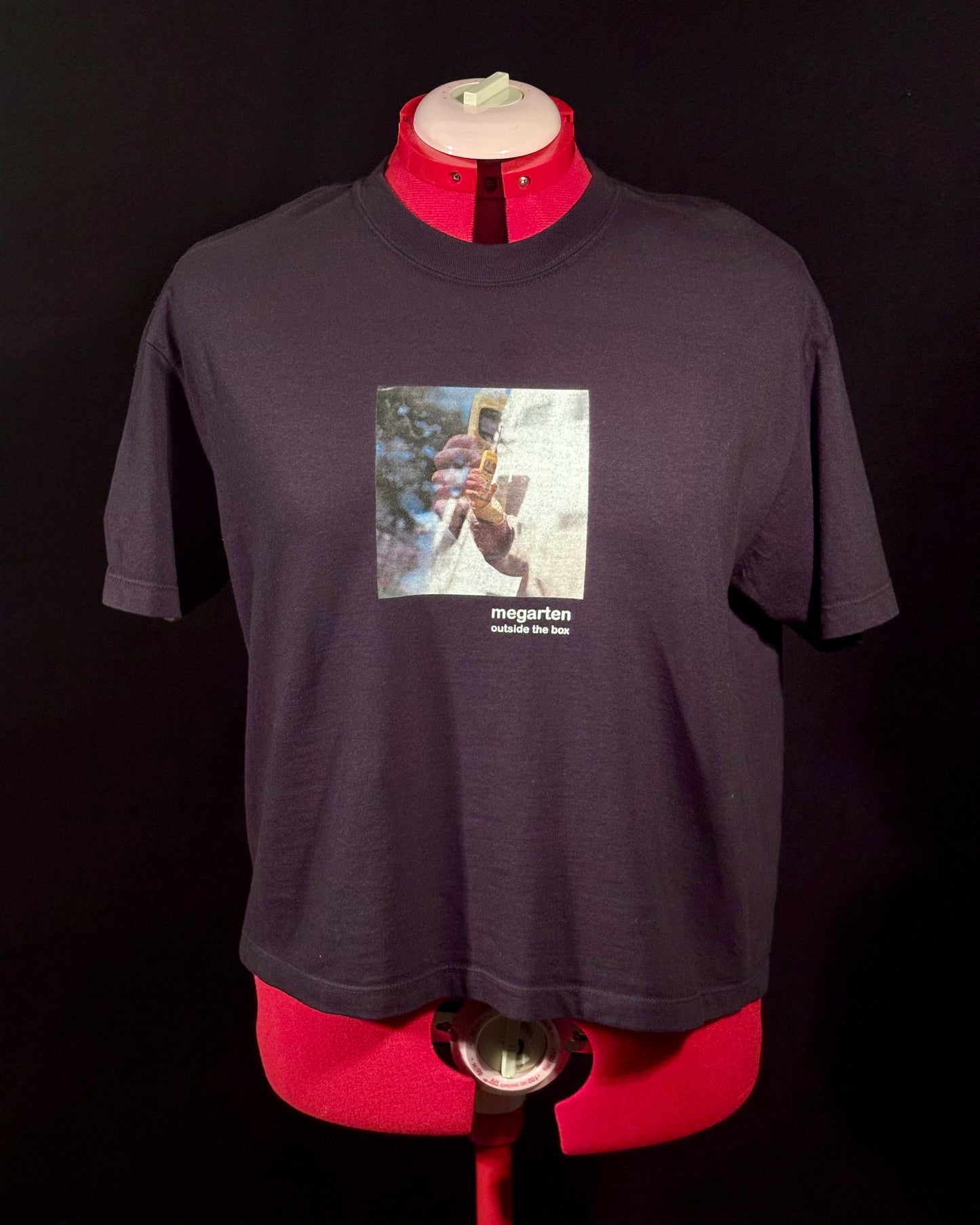 Wearable Art Boxy Tee – "Yellow Cell"