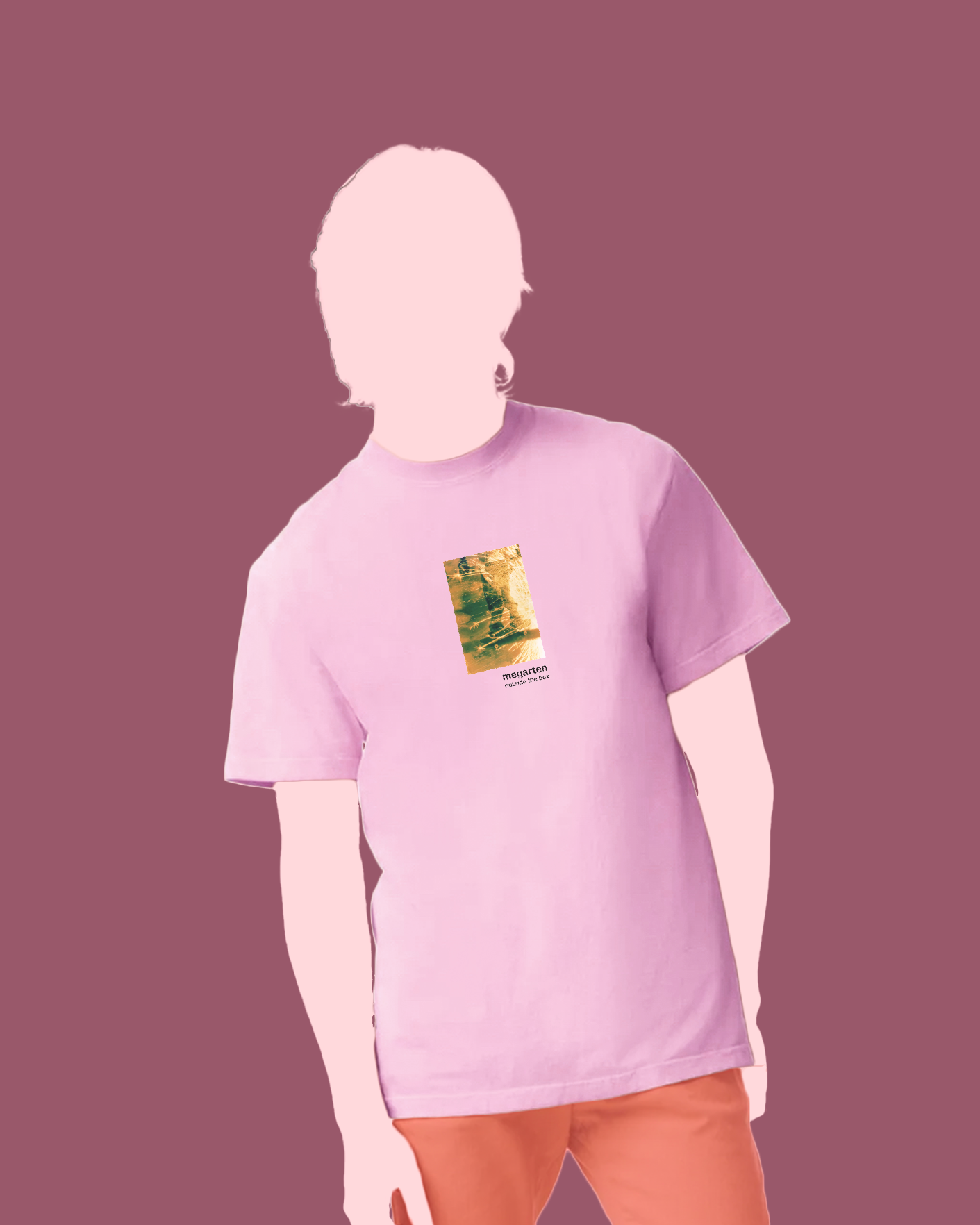 Wearable Art Unisex Tee – "Correfoc Sparks Over MACBA Skater, Dual Exposed"