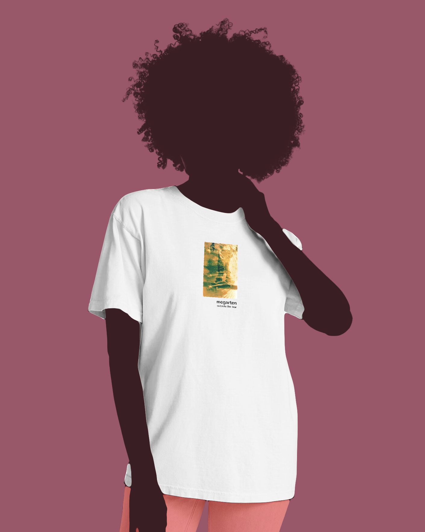 Wearable Art Unisex Tee – "Correfoc Sparks Over MACBA Skater, Dual Exposed"
