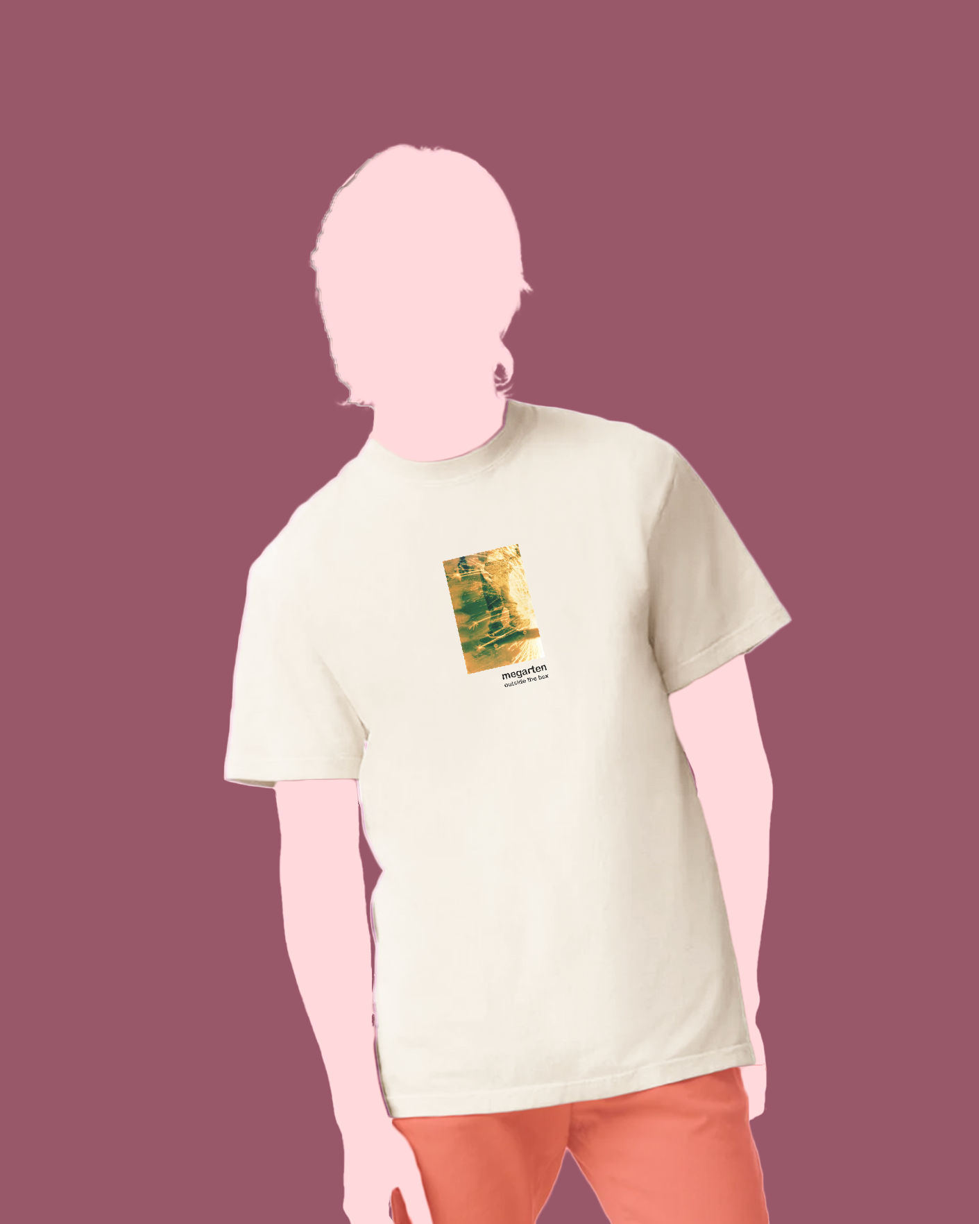 Wearable Art Unisex Tee – "Correfoc Sparks Over MACBA Skater, Dual Exposed"