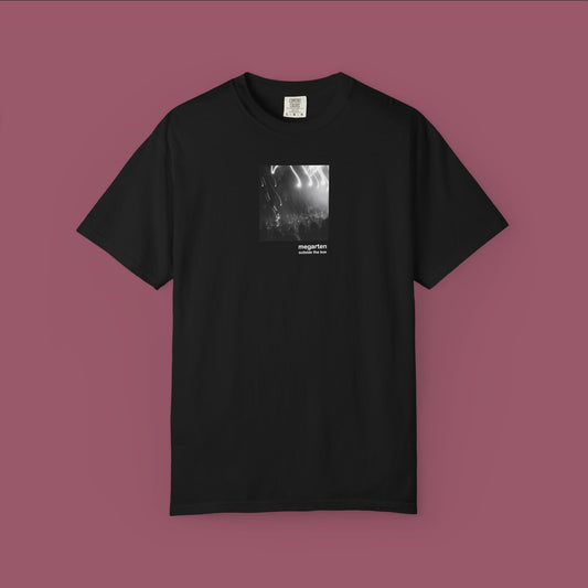 Wearable Art Unisex Tee – "Light Trails at the Concert"