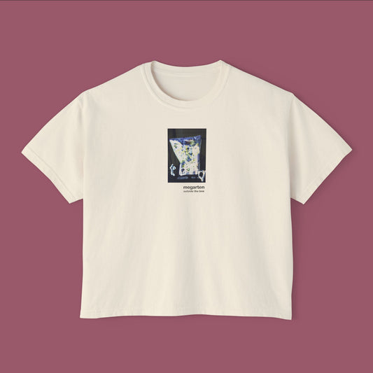 Wearable Art Boxy Tee – "tBHQ"