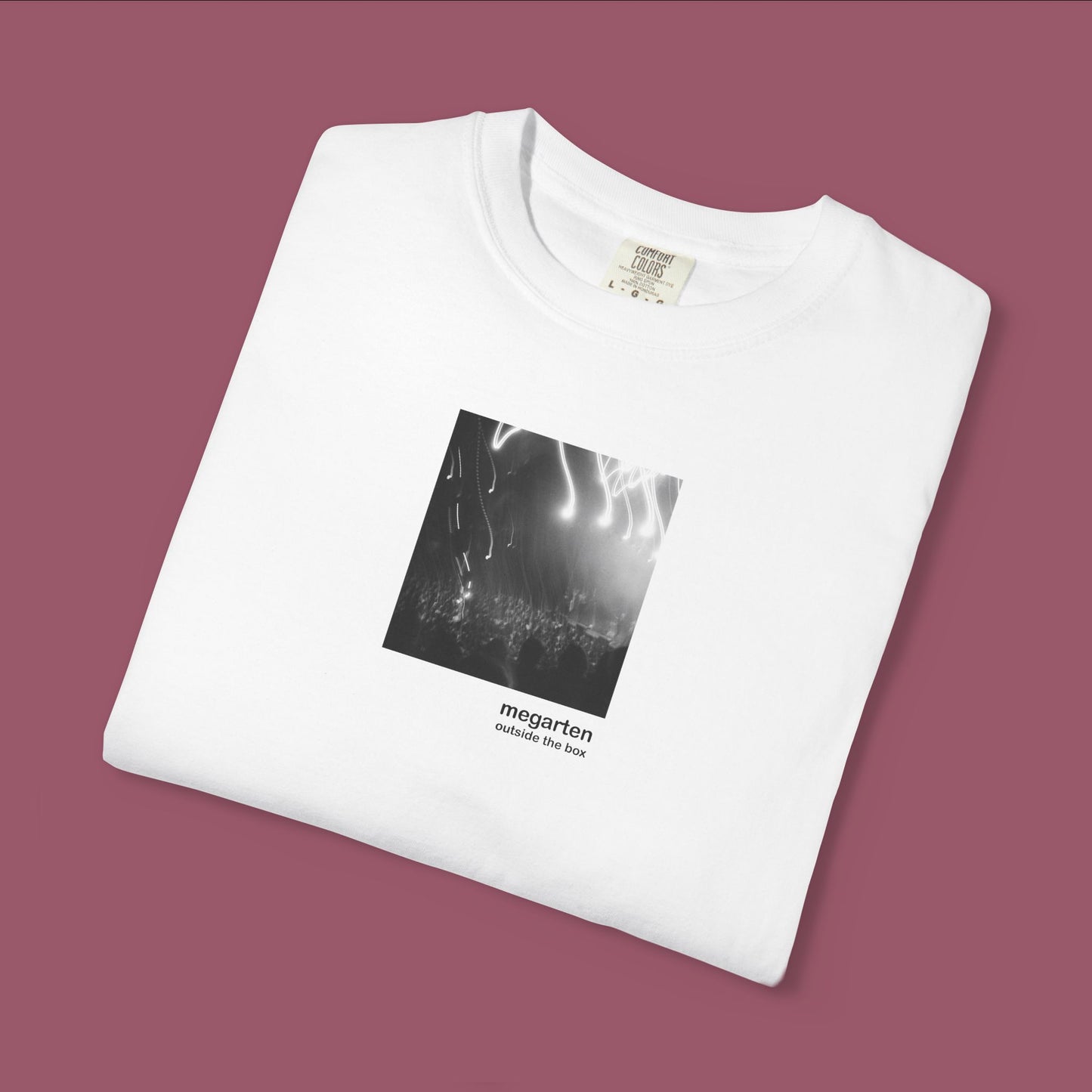 Wearable Art Unisex Tee – "Light Trails at the Concert"