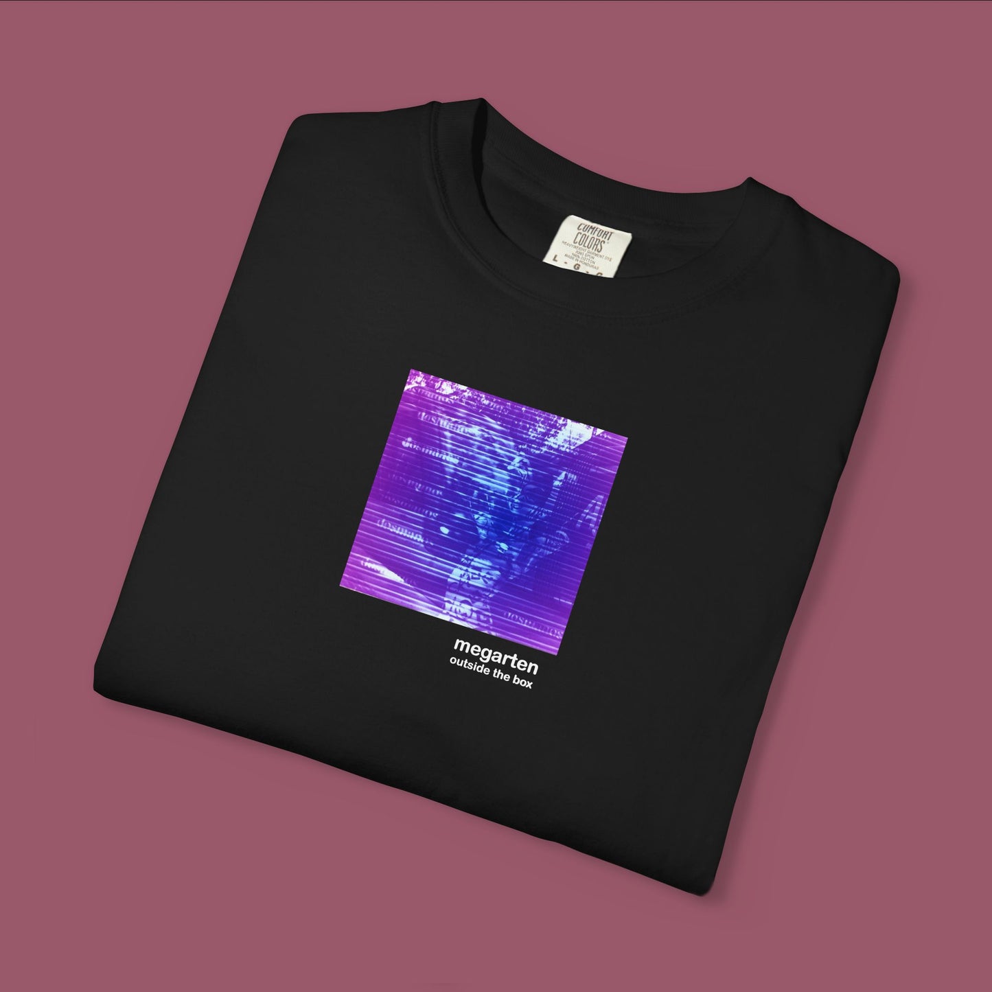 Wearable Art Unisex Tee – "Barcelona Tram and Street Art, Dual Exposed"