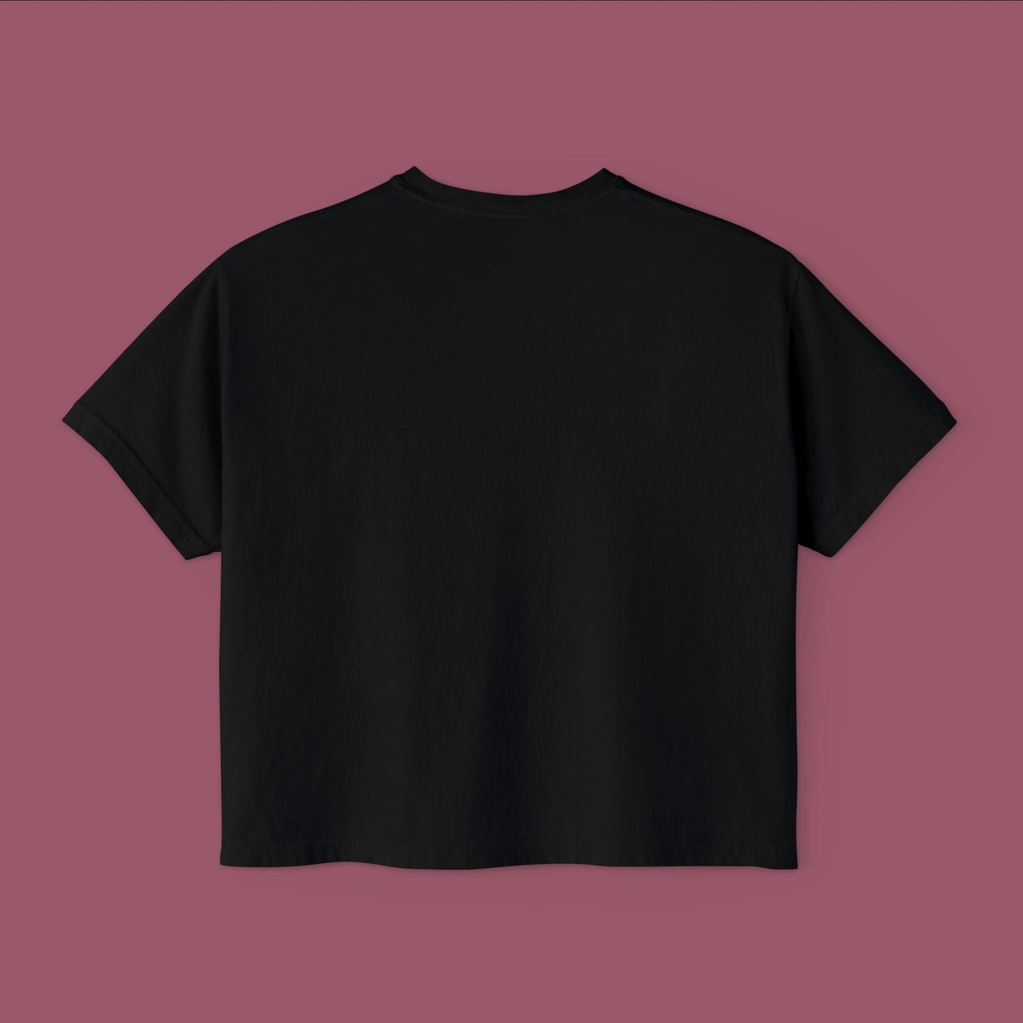 Wearable Art Boxy Tee – "Bike Jesus Graffiti and a Plzeň Tram, Dual Exposed"