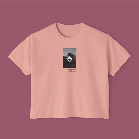 Wearable Art Boxy Tee – "Marisa the Water Nymph"