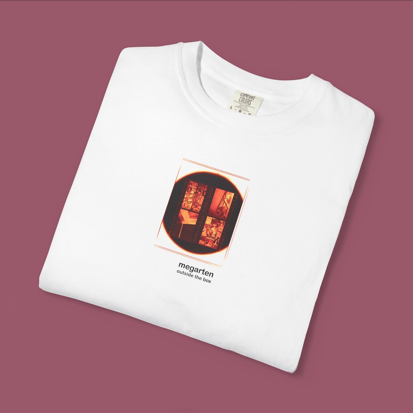 Wearable Art Unisex Tee – "Men’s Room in a Plzeň Lokal, Enlarged"