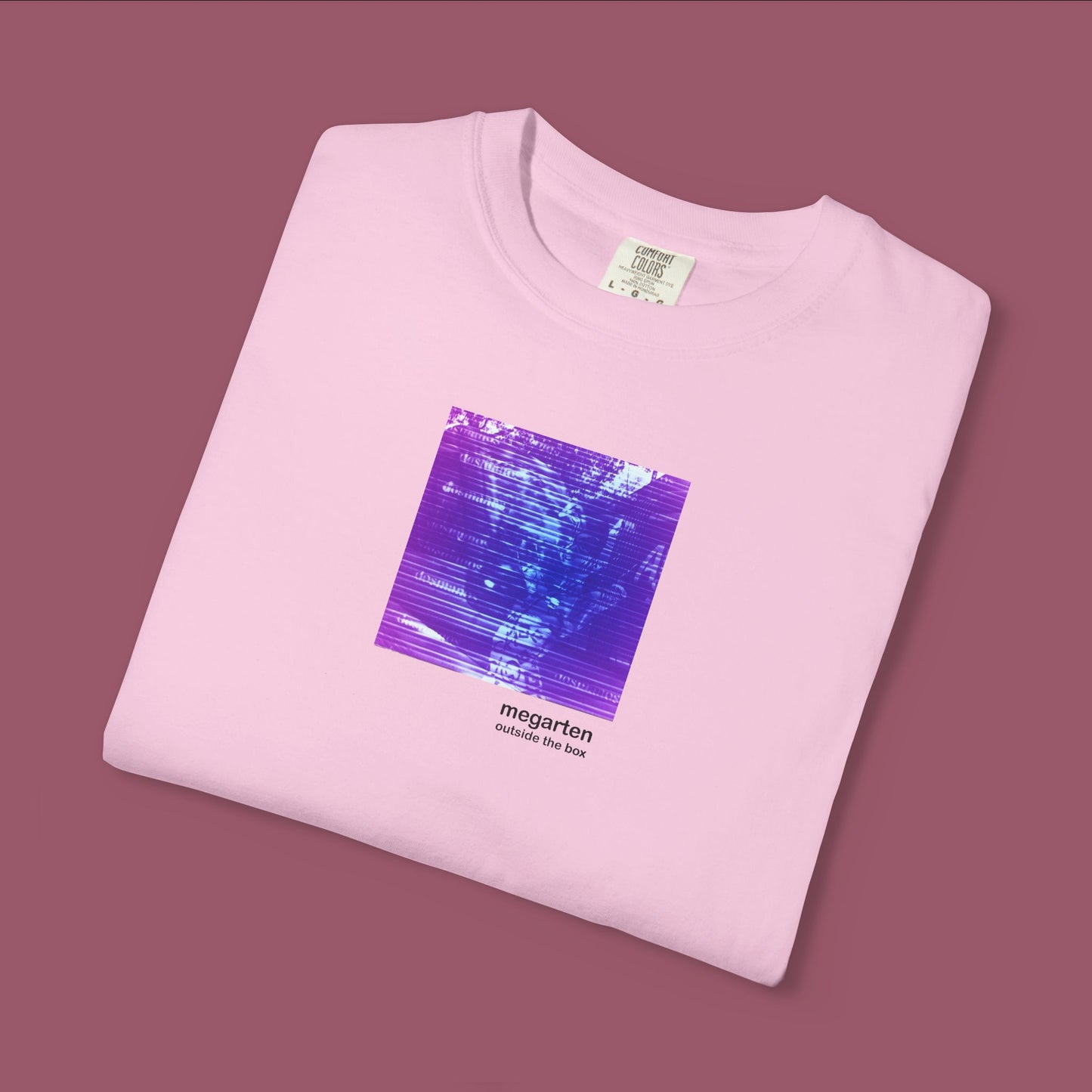 Wearable Art Unisex Tee – "Barcelona Tram and Street Art, Dual Exposed"