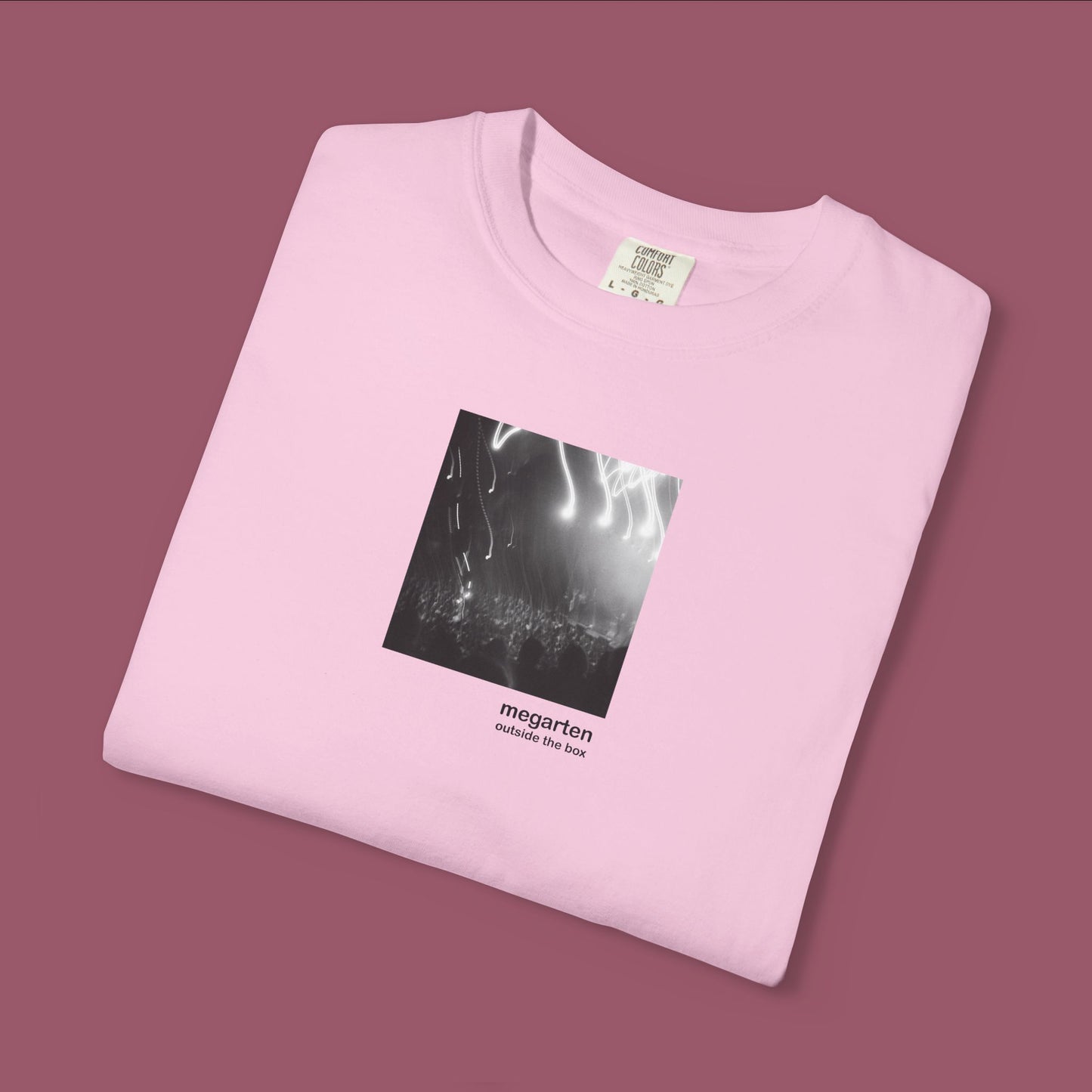 Wearable Art Unisex Tee – "Light Trails at the Concert"