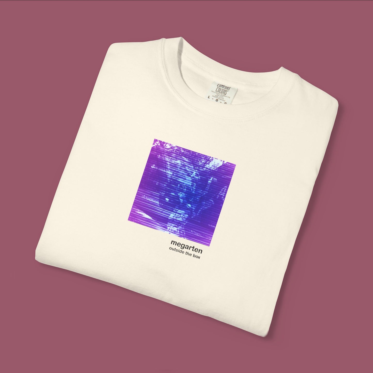 Wearable Art Unisex Tee – "Barcelona Tram and Street Art, Dual Exposed"