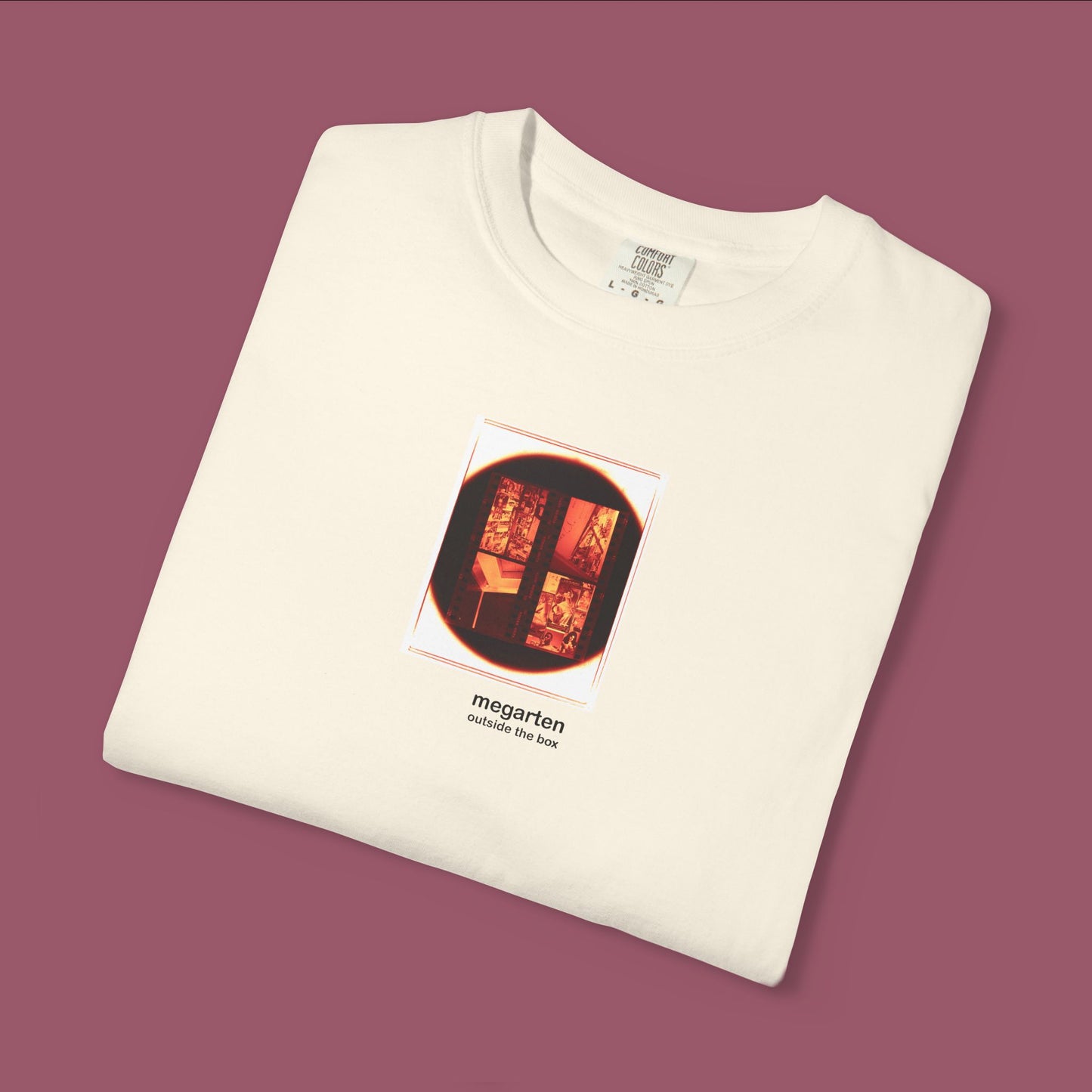 Wearable Art Unisex Tee – "Men’s Room in a Plzeň Lokal, Enlarged"