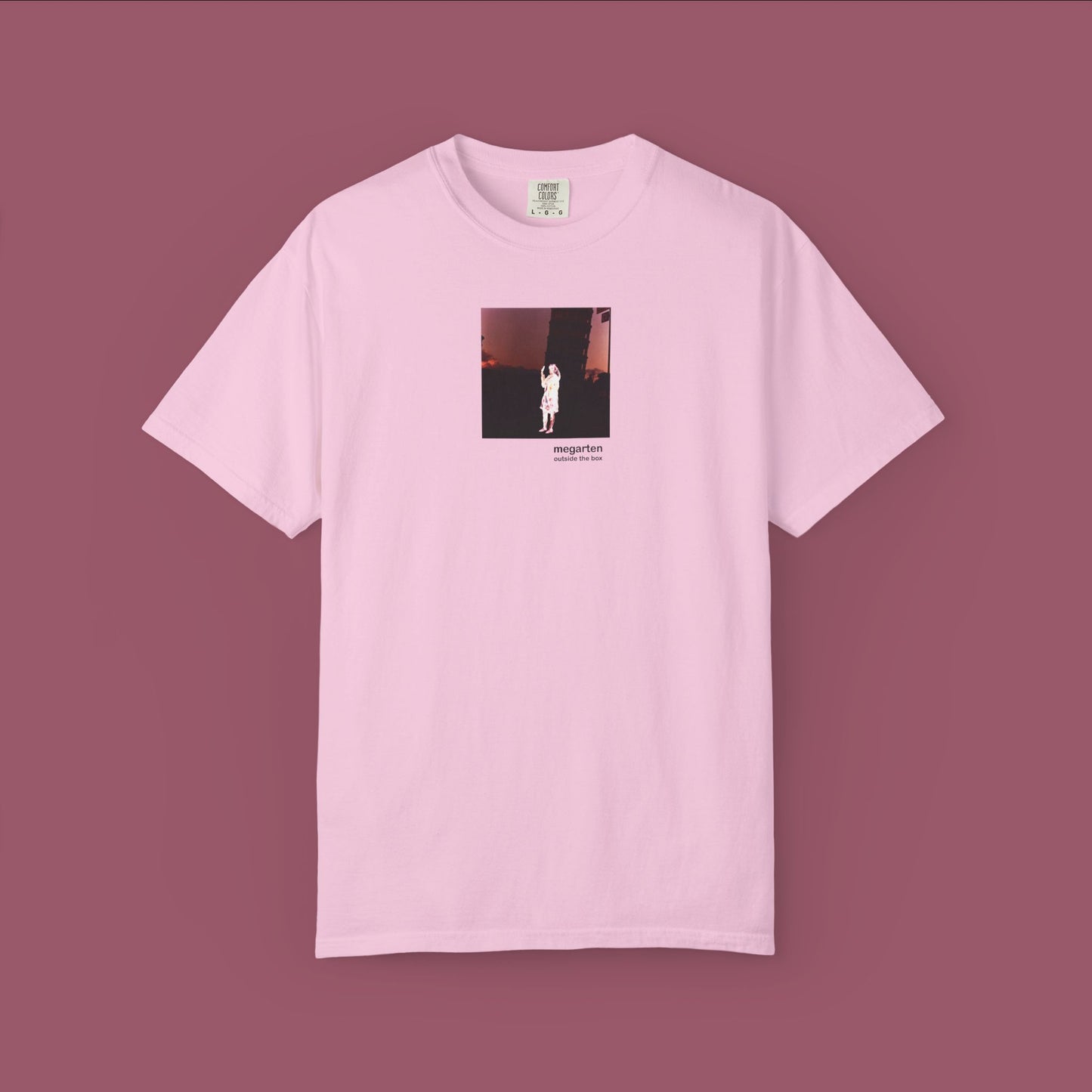 Wearable Art Unisex Tee – "Holding Up the Leaning Tower with a Painted Negative"