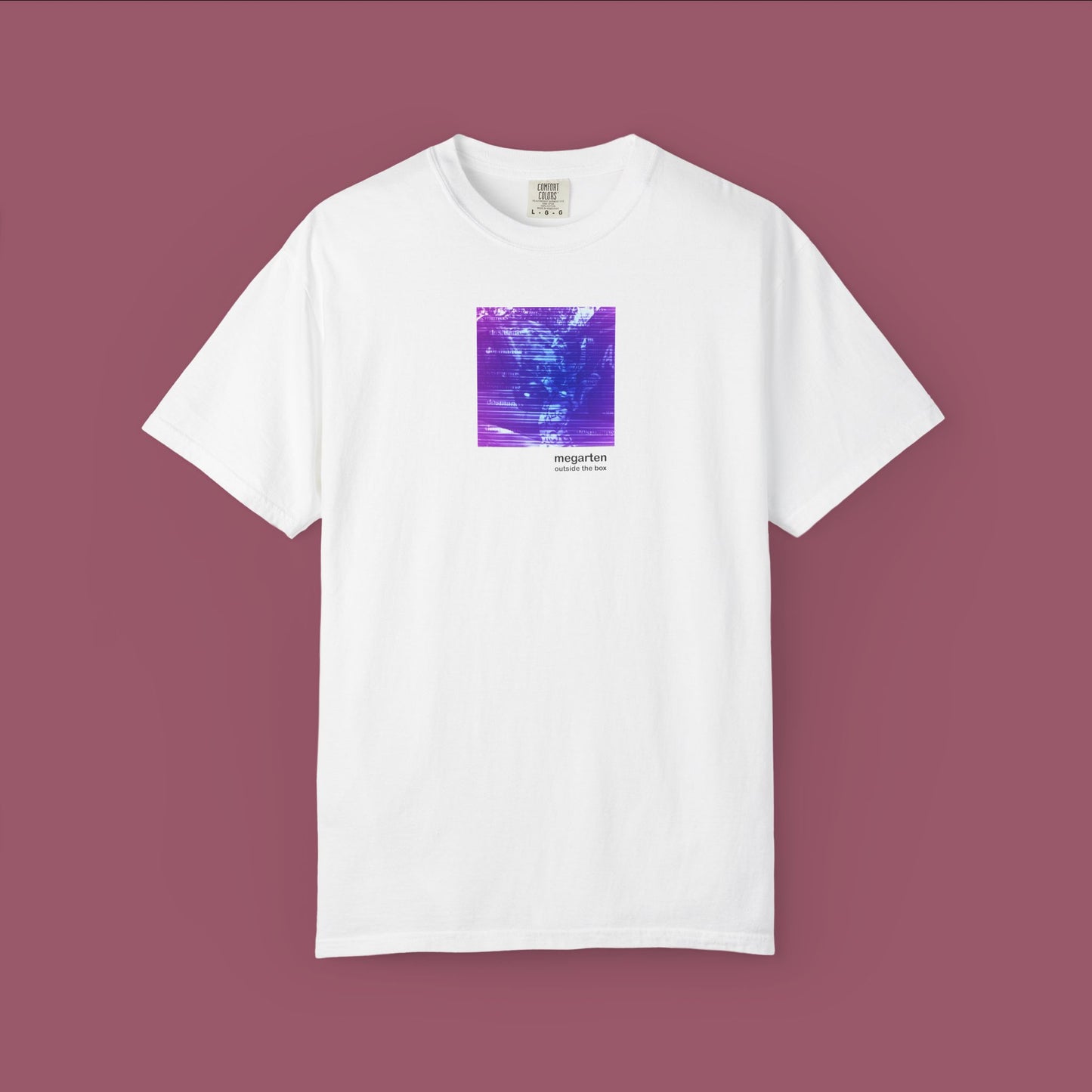 Wearable Art Unisex Tee – "Barcelona Tram and Street Art, Dual Exposed"