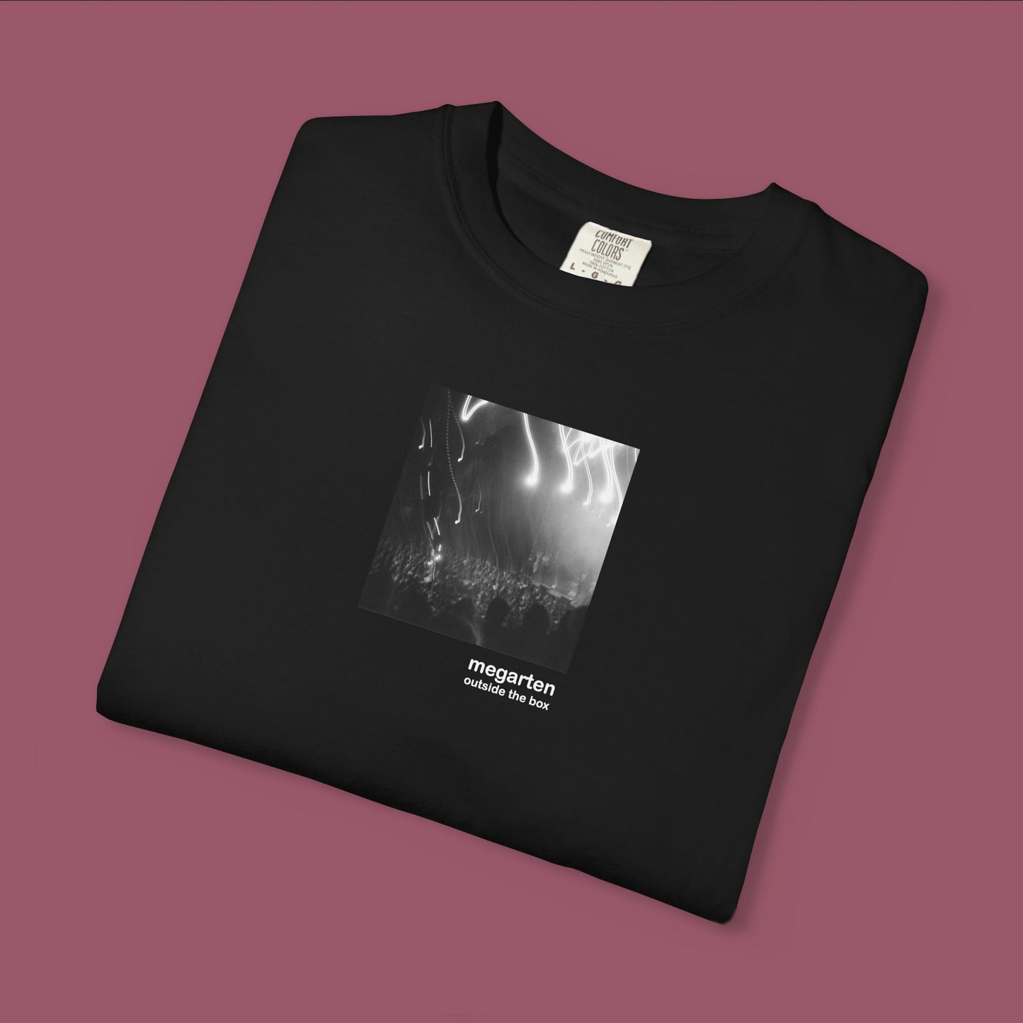 Wearable Art Unisex Tee – "Light Trails at the Concert"