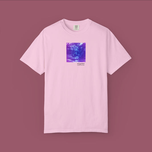 Wearable Art Unisex Tee – "Barcelona Tram and Street Art, Dual Exposed"