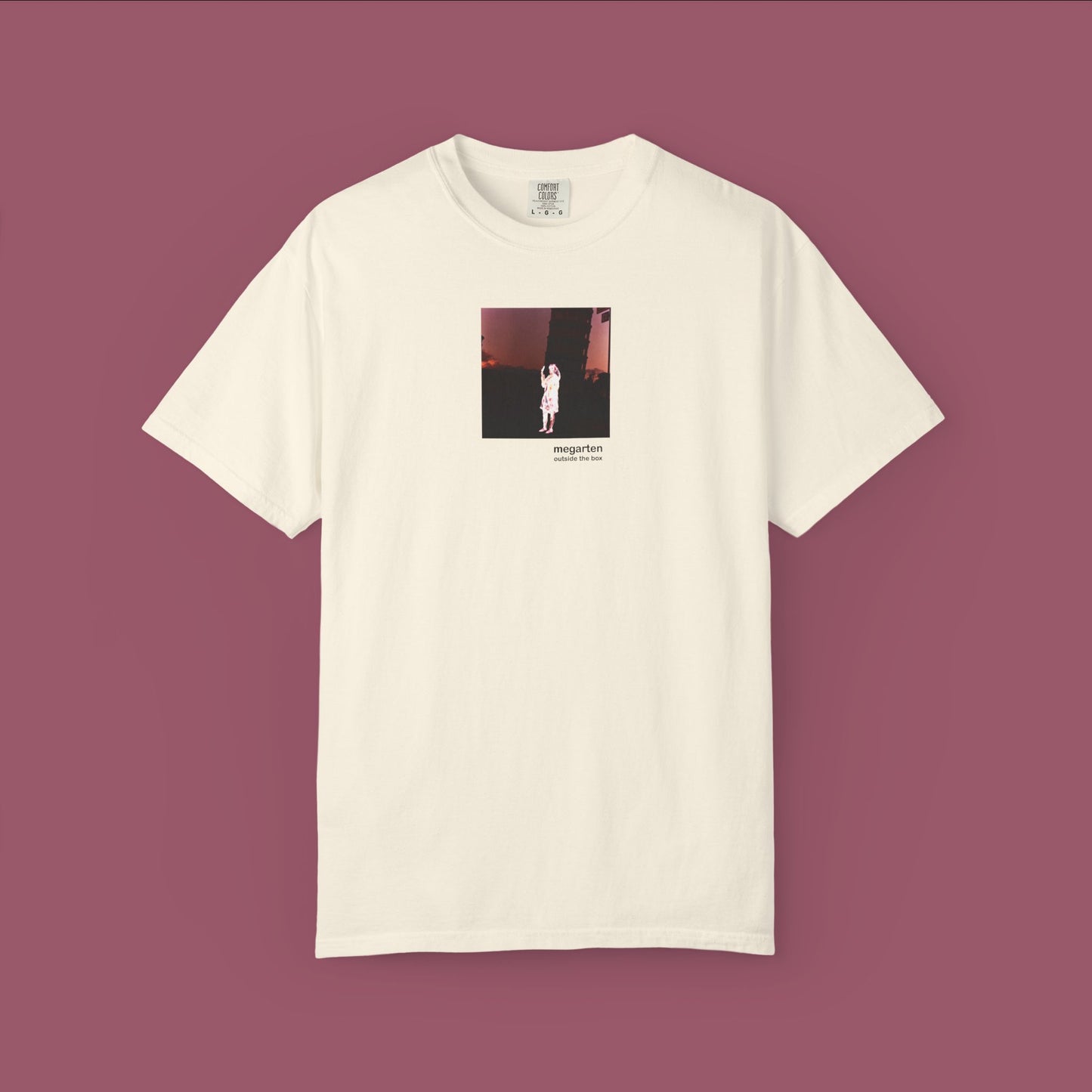Wearable Art Unisex Tee – "Holding Up the Leaning Tower with a Painted Negative"