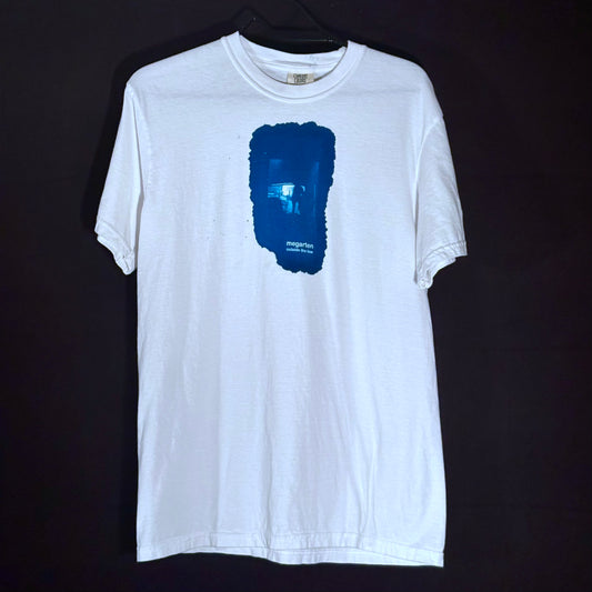 Wearable Art Cyanotype Tee – "Lift Your Dress"