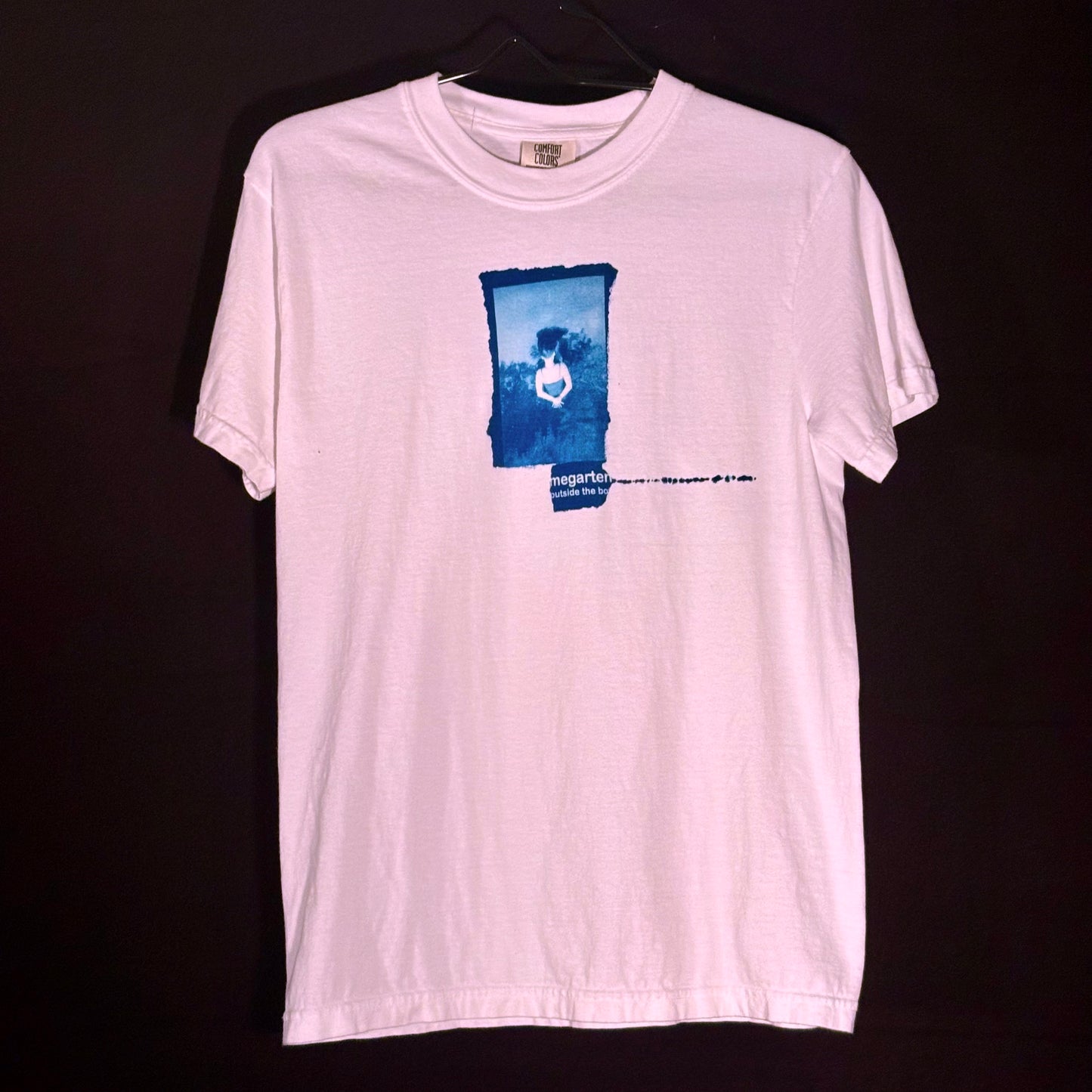 Wearable Art Cyanotype Tee – "Marisa the Water Nymph"