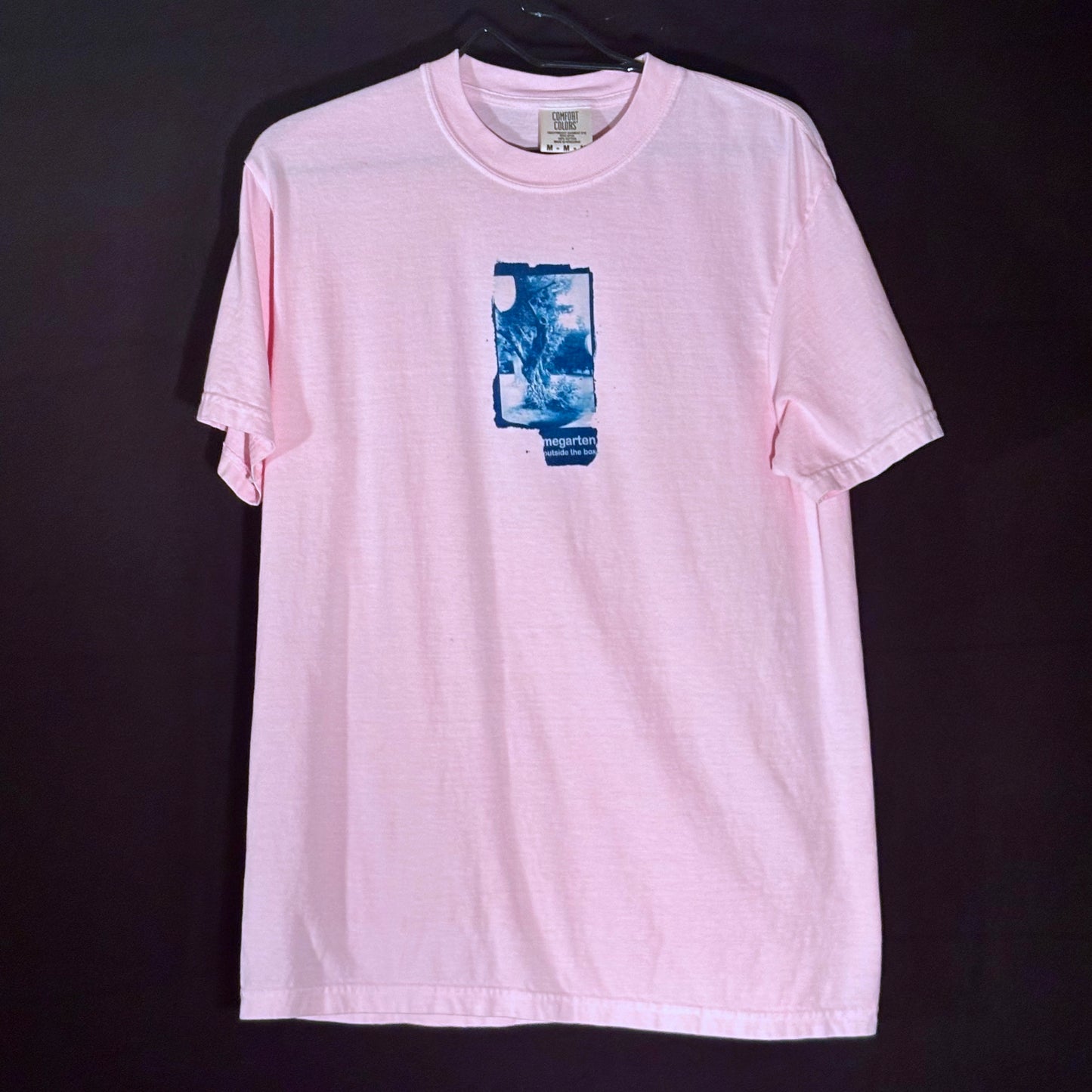 Wearable Art Cyanotype Tee – "The Knotted Tree of Elizabeth Park"