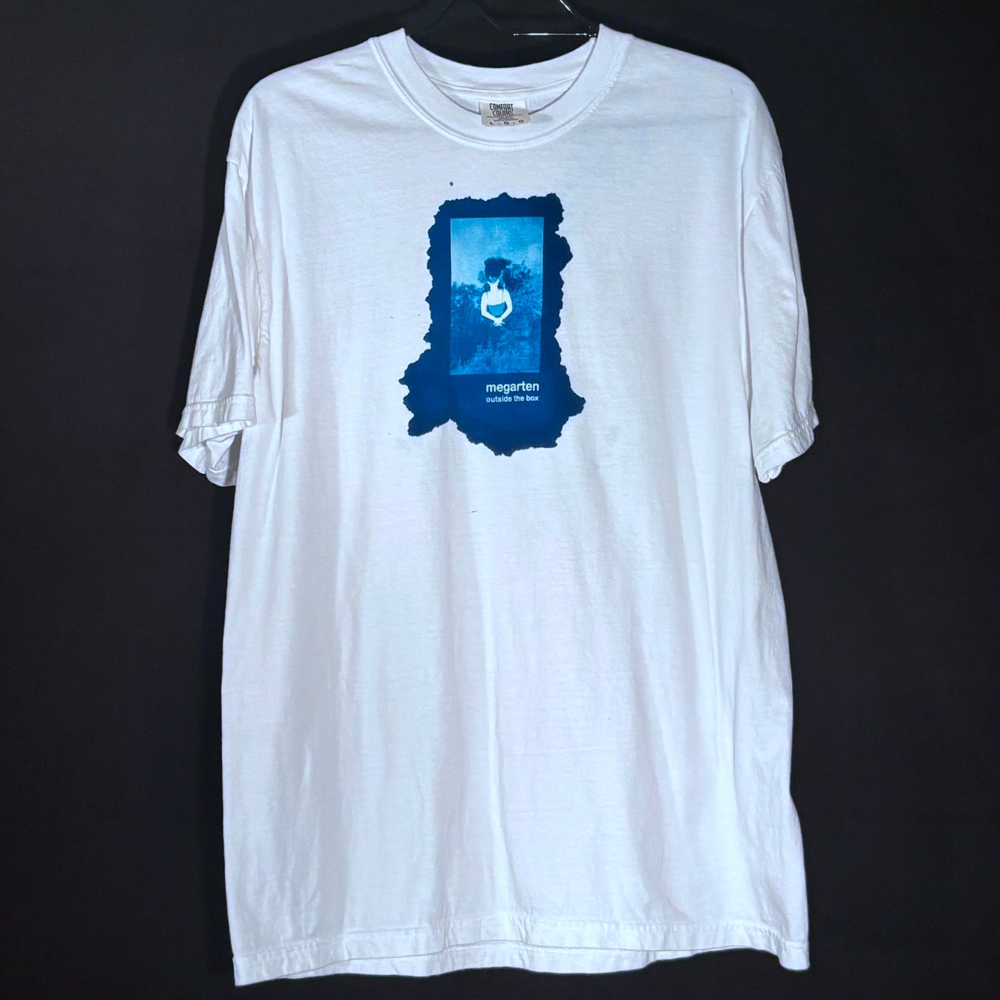 Wearable Art Cyanotype Tee – "Marisa the Water Nymph"