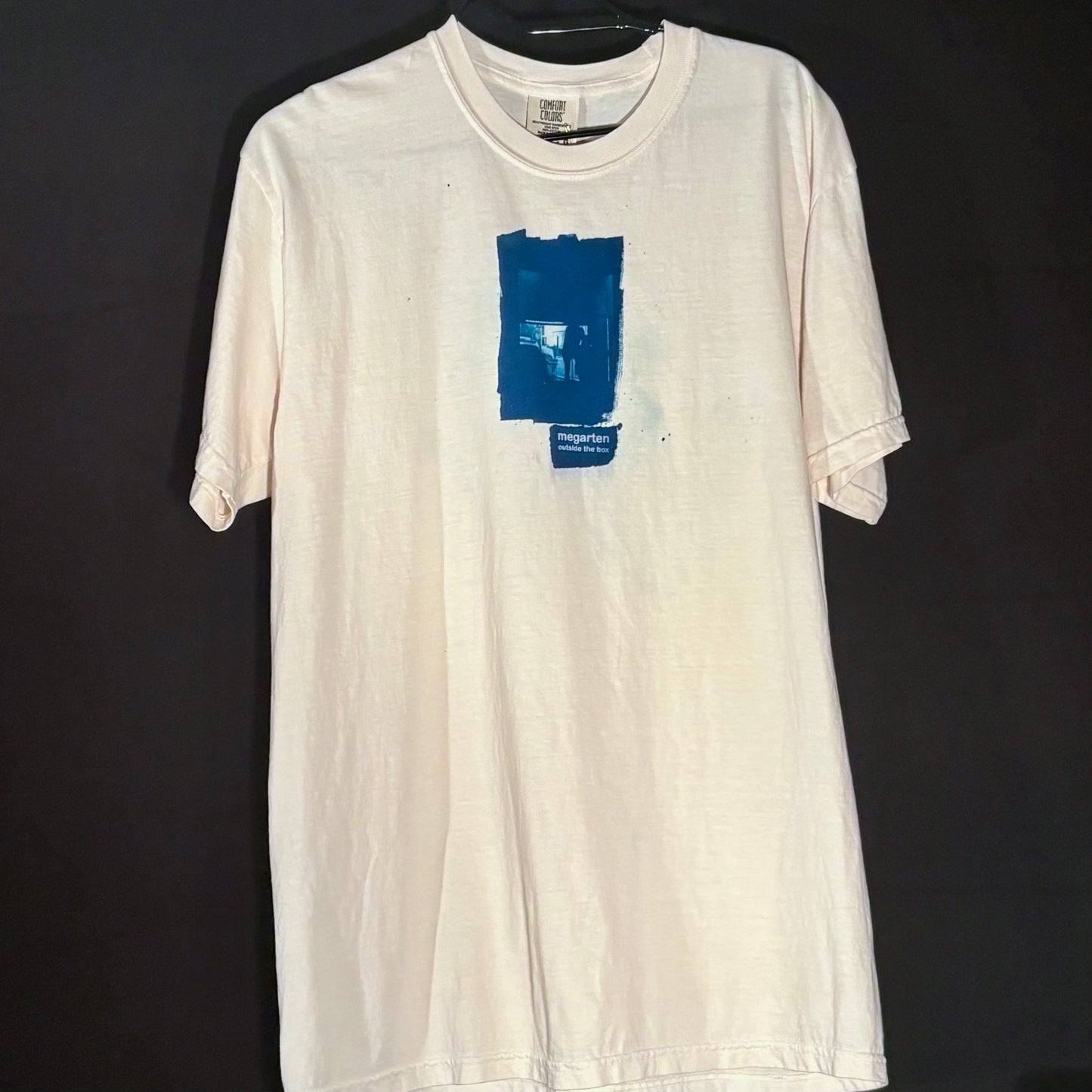 Wearable Art Cyanotype Tee – "Lift Your Dress"