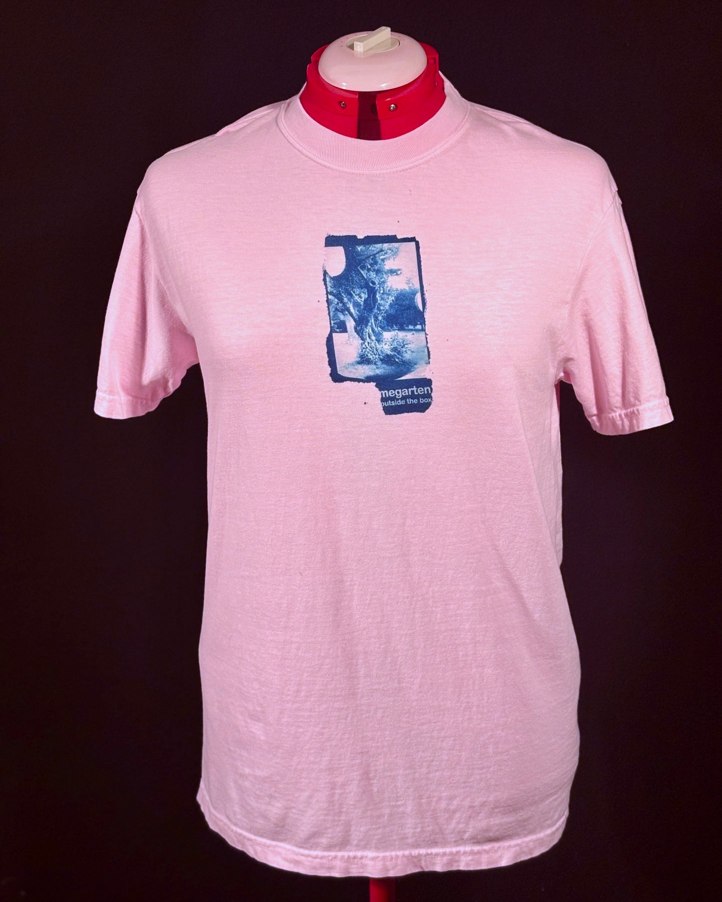 Wearable Art Cyanotype Tee – "The Knotted Tree of Elizabeth Park"