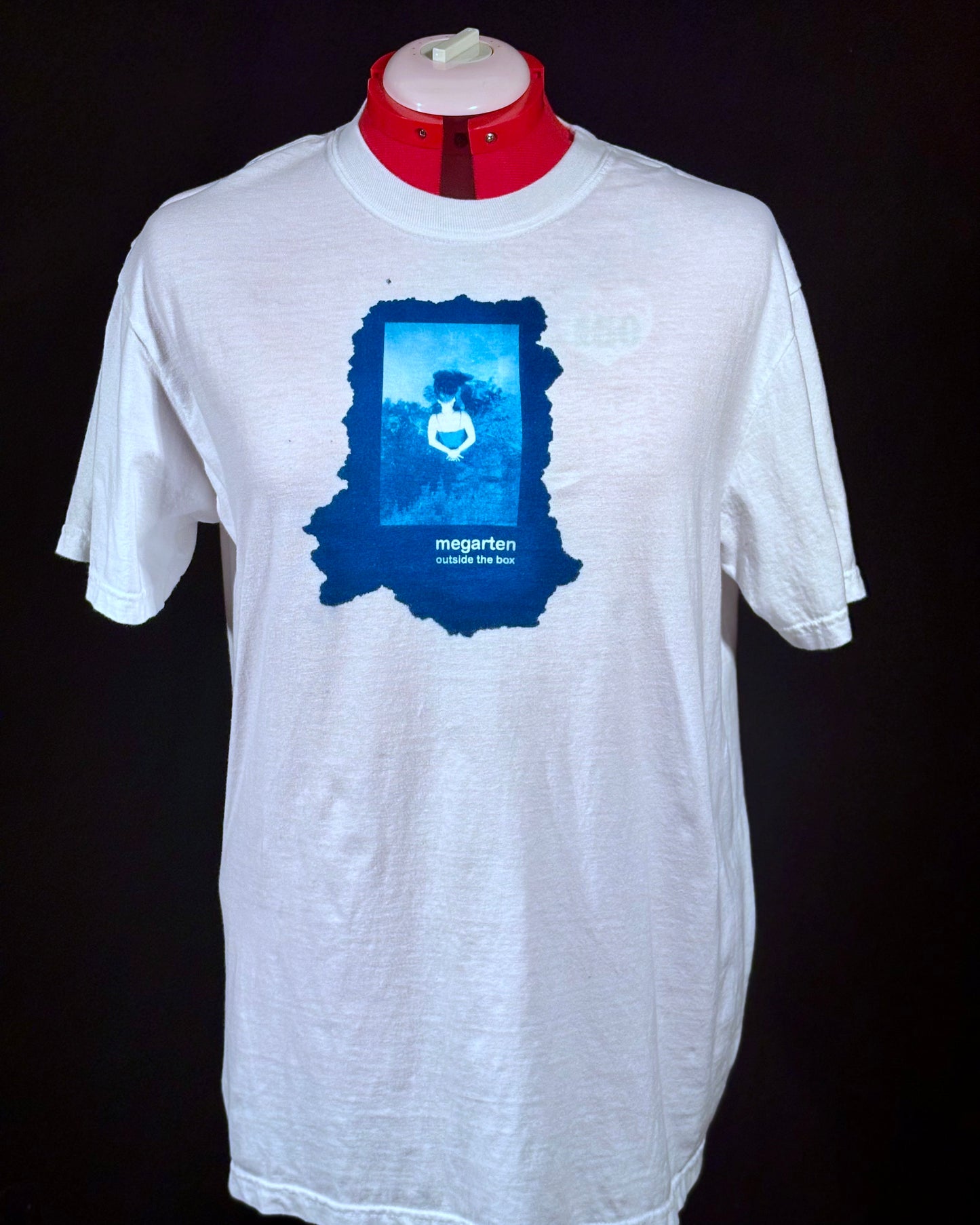 Wearable Art Cyanotype Tee – "Marisa the Water Nymph"