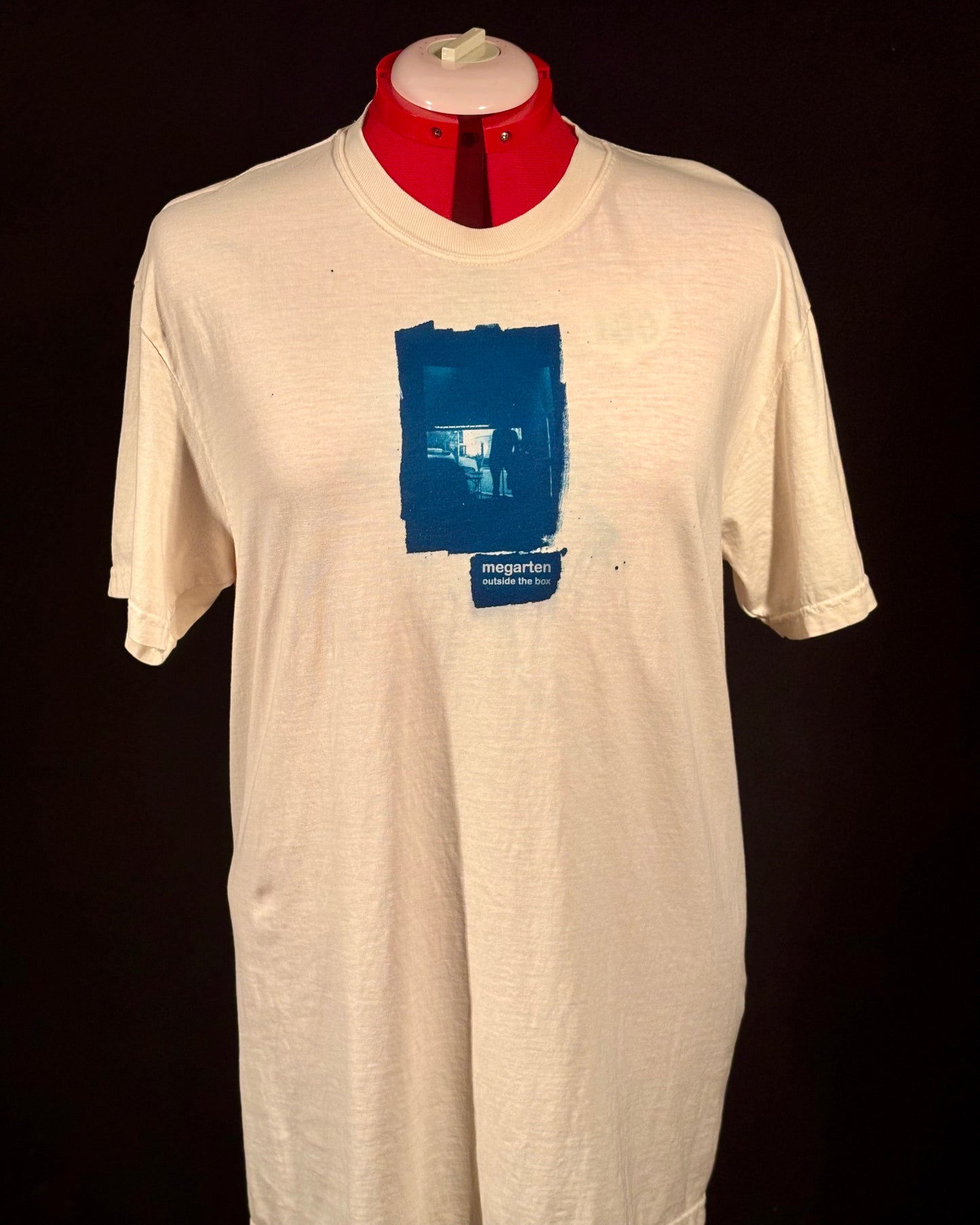 Wearable Art Cyanotype Tee – "Lift Your Dress"