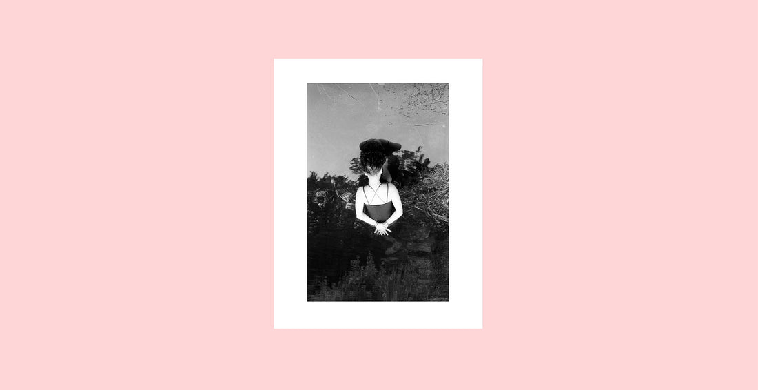 “Marisa the Water Nymph," 35mm black and white film, 2021