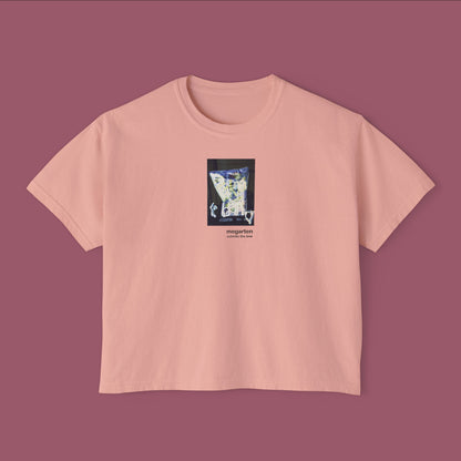 Wearable Art Boxy Tee – "tBHQ"