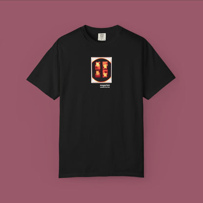 Wearable Art Unisex Tee – "Parked Car in Positano, Enlarged"