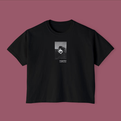Wearable Art Boxy Tee – "Marisa the Water Nymph"