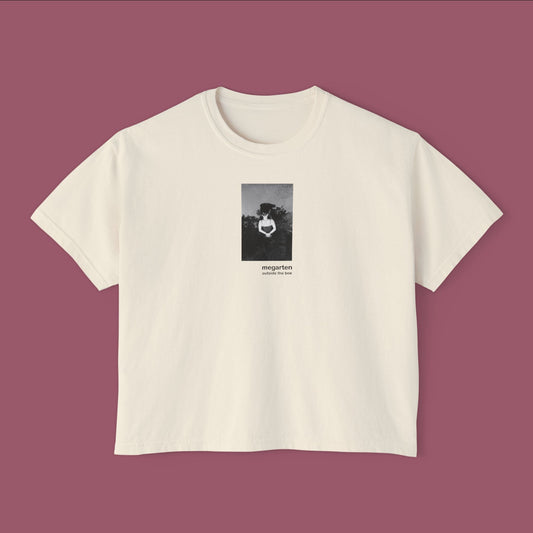 Wearable Art Boxy Tee – "Marisa the Water Nymph"
