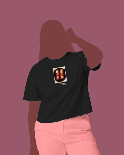 Wearable Art Boxy Tee – "Parked Car in Positano, Enlarged"